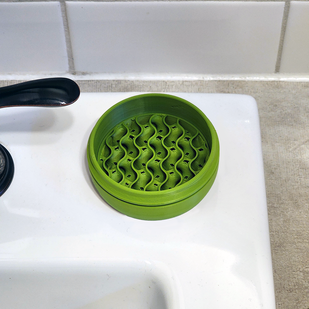 The Rogerie - Travel Soap Case (Single Round)