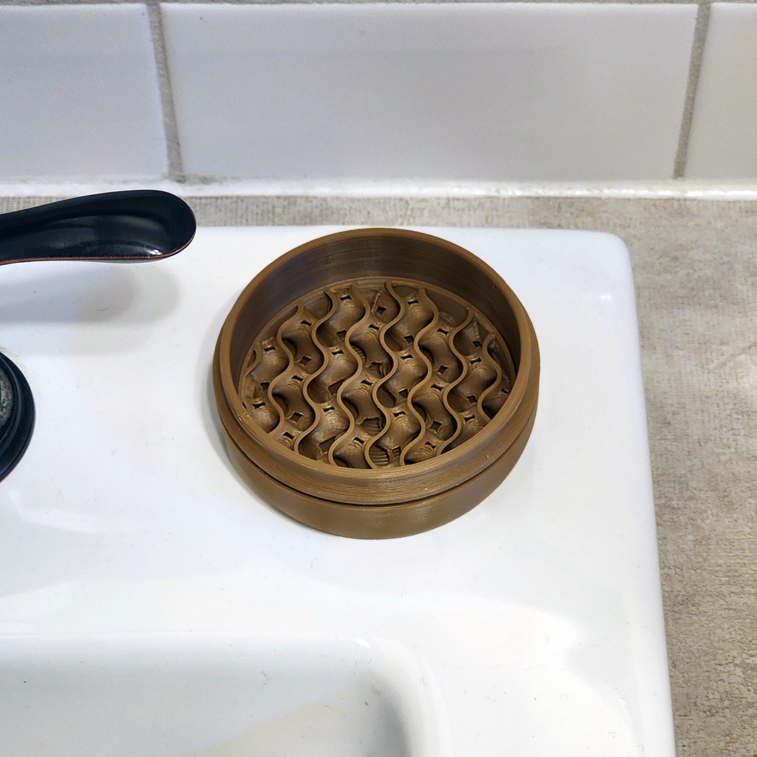 The Rogerie - Travel Soap Case (Single Round)