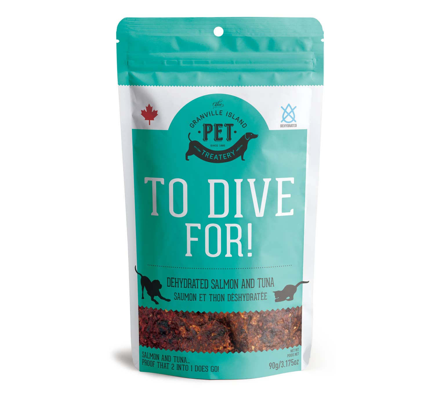 The Granville Island Pet Treatery - Salmon & Tuna Dehydrated Pet Treats: Omega-3 & High-Protein