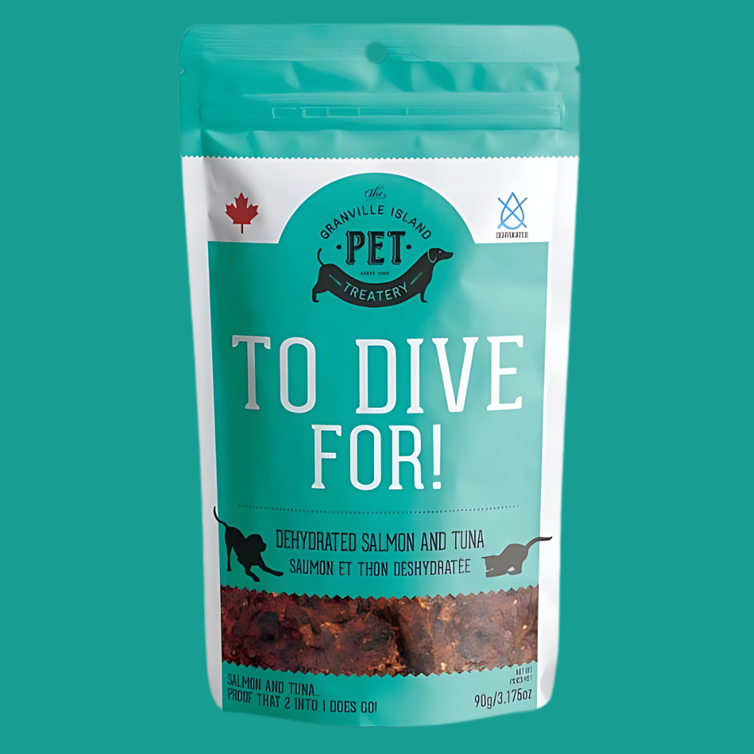 The Granville Island Pet Treatery - Salmon & Tuna Dehydrated Pet Treats: Omega-3 & High-Protein