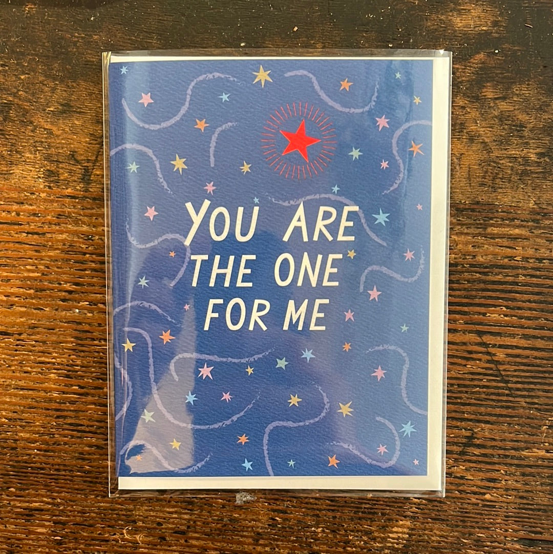 Banquet Workshop - You Are The One for Me Card