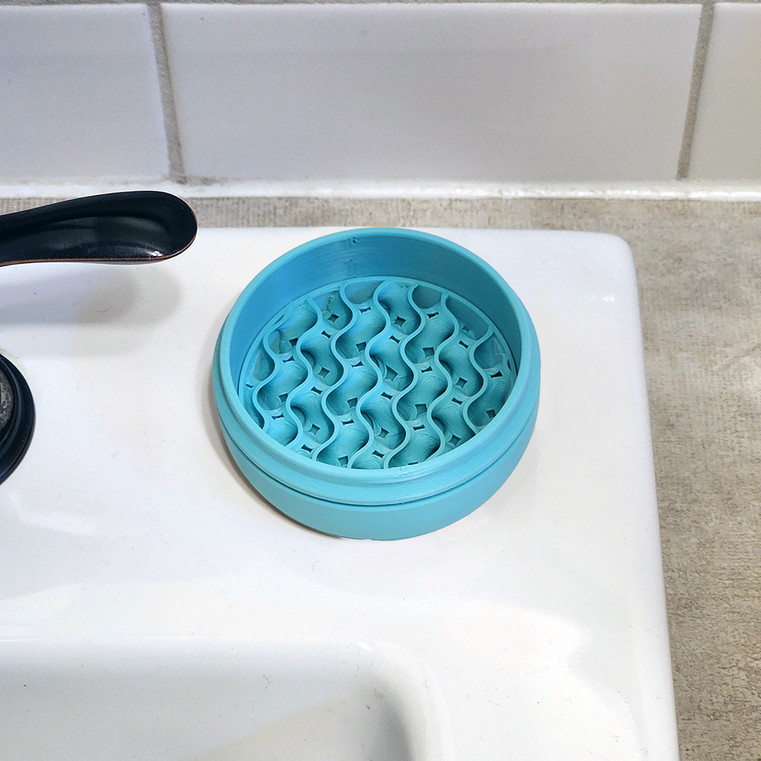 The Rogerie - Travel Soap Case (Single Round)