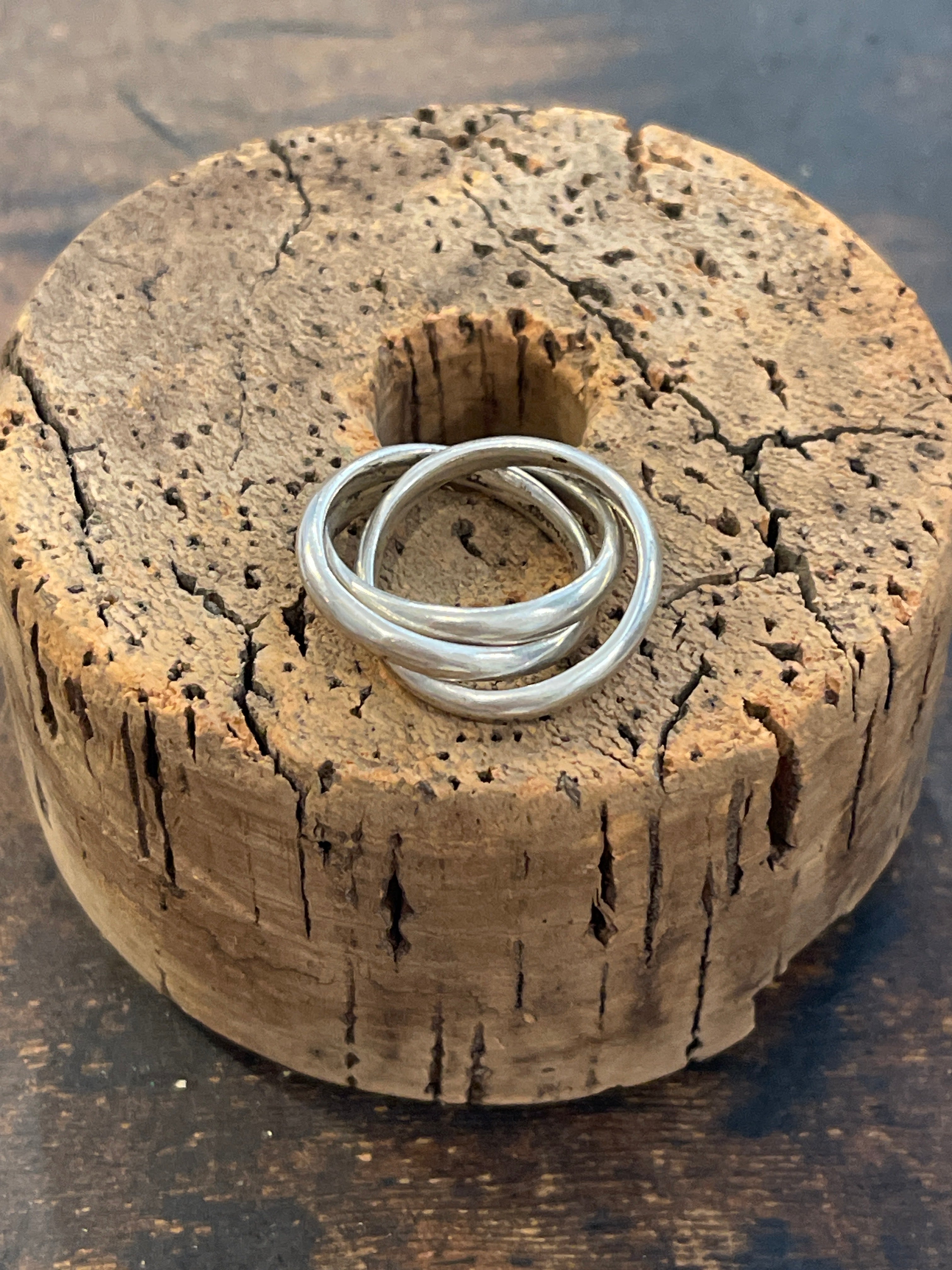 Sterling Silver Russian Wedding Ring