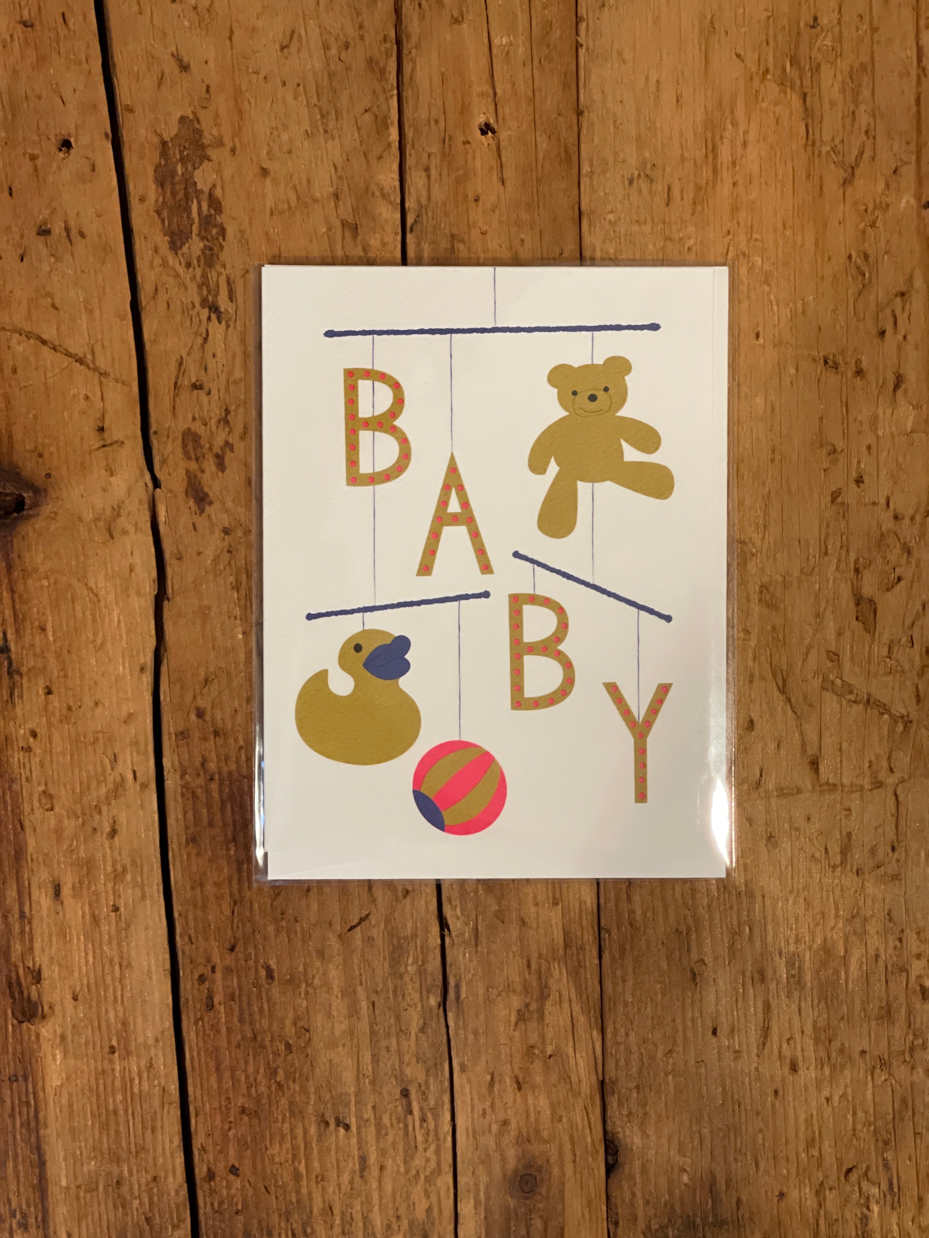 Banquet Workshop - Baby Mobile Greeting Card