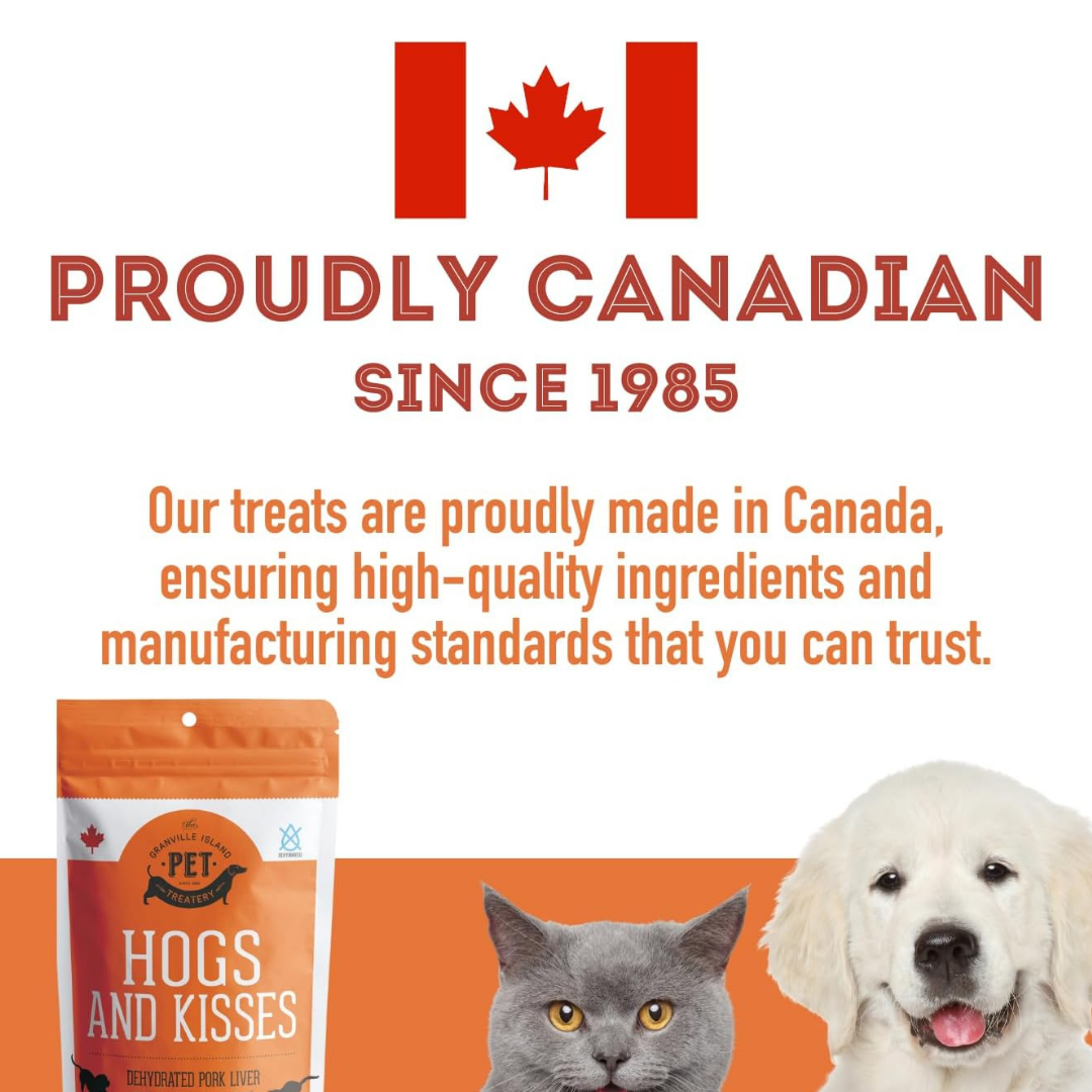 The Granville Island Pet Treatery - Pork Liver Dehydrated Pet Treats: High-Protein & Omega-3