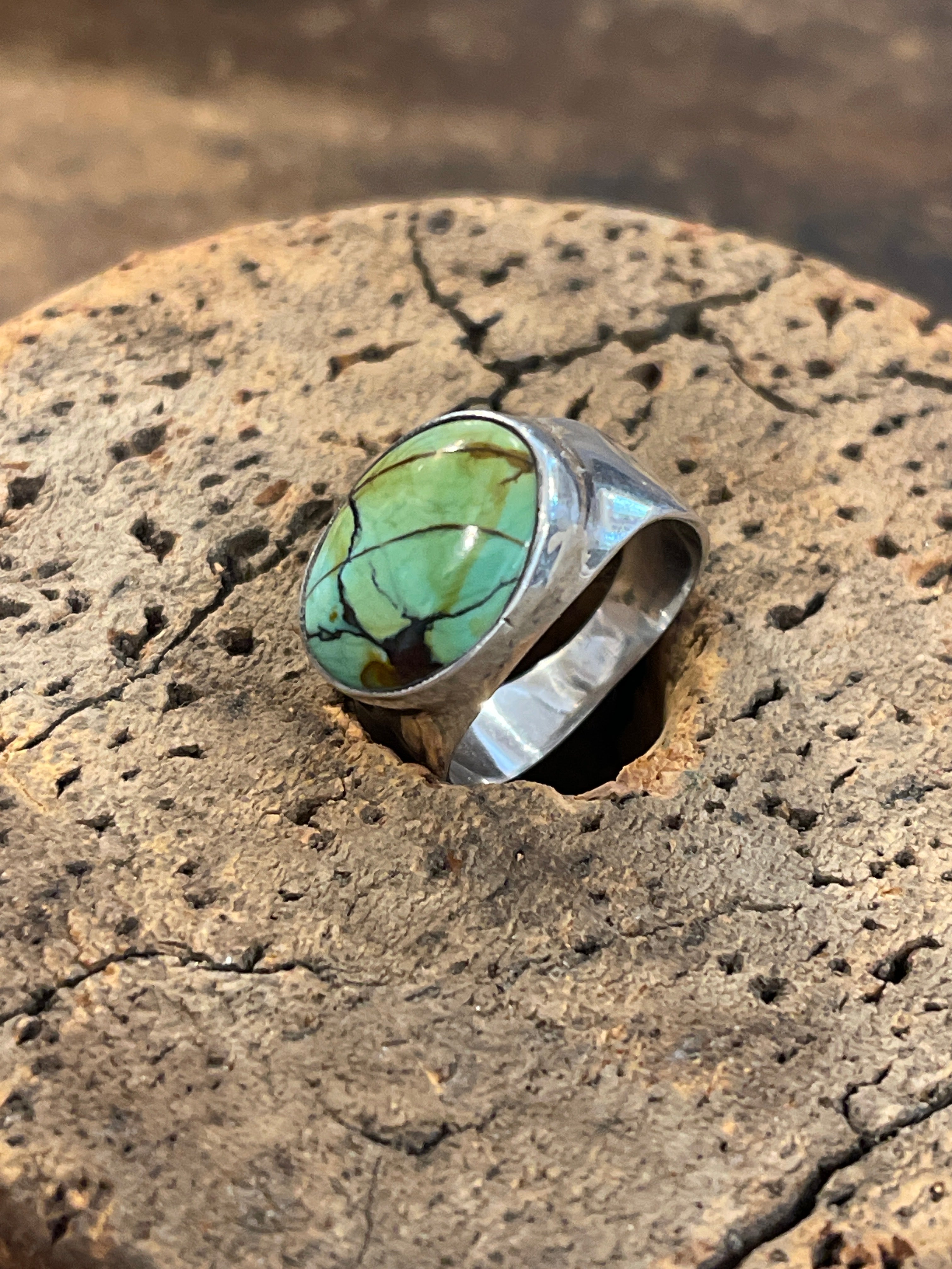 Sterling Silver Ring with Turquoise
