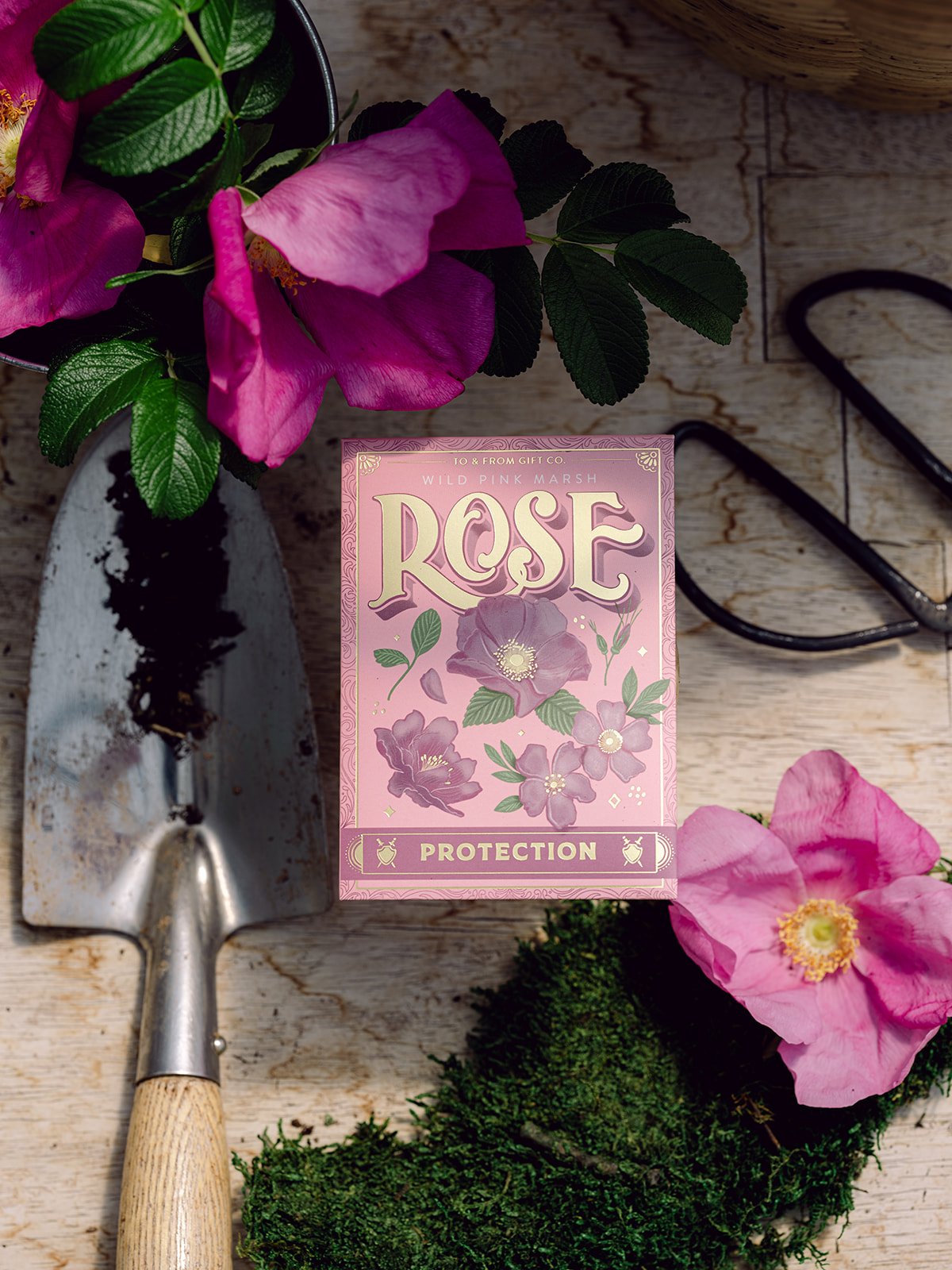 Wild Pink Rose Seed Packet - Protection (To & From Seed Co)
