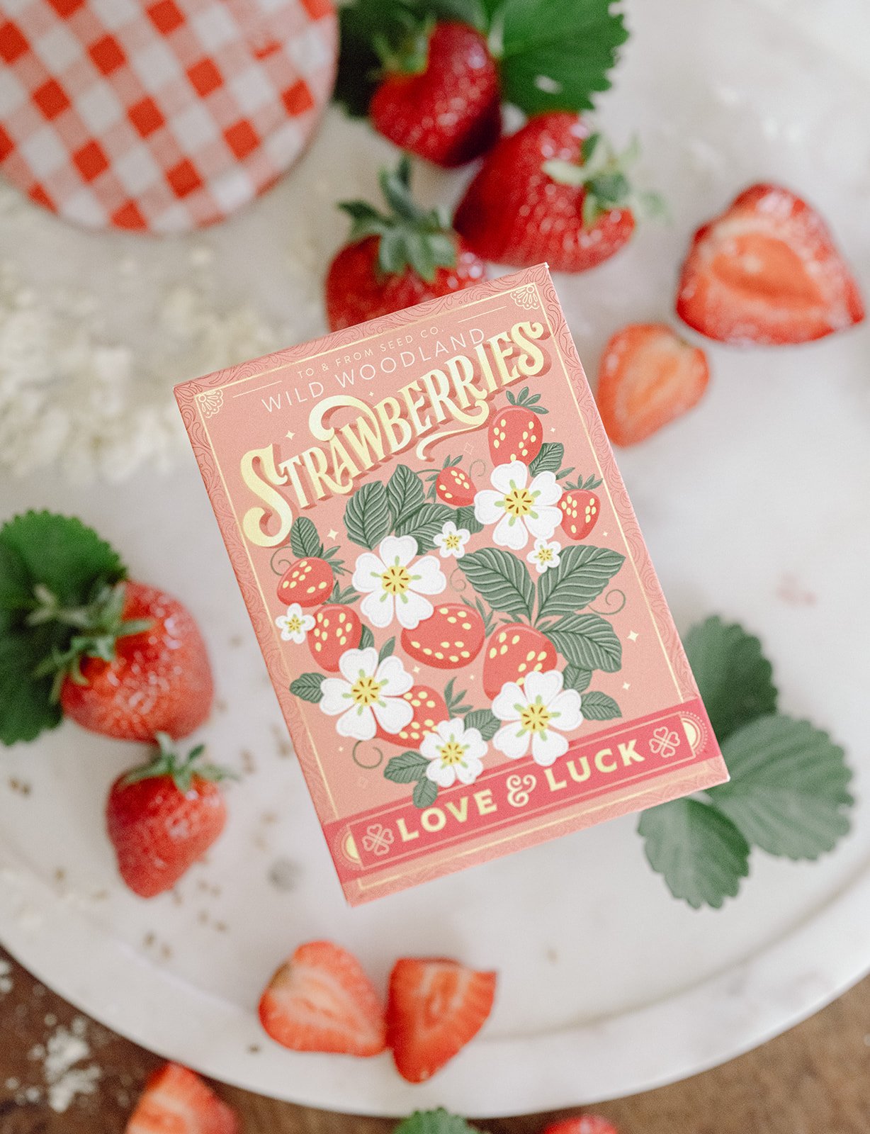 Wild Woodland Strawberries Seed Packet - Love & Luck (To & From Seed Co)