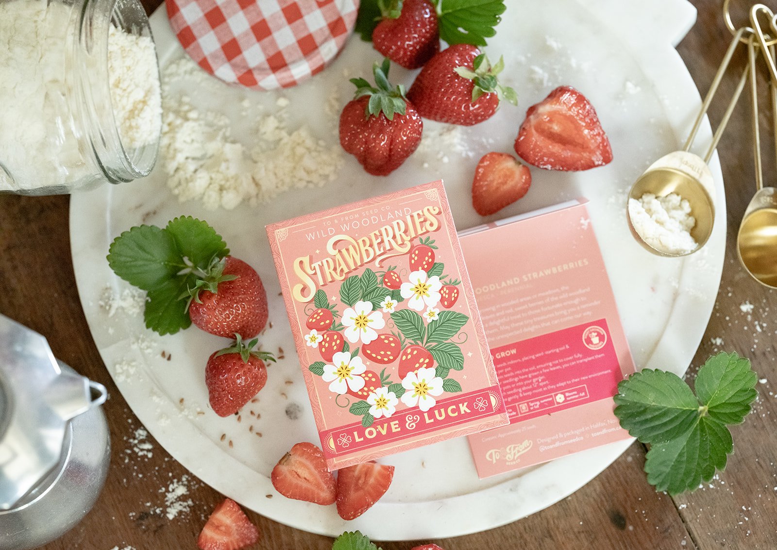 Wild Woodland Strawberries Seed Packet - Love & Luck (To & From Seed Co)