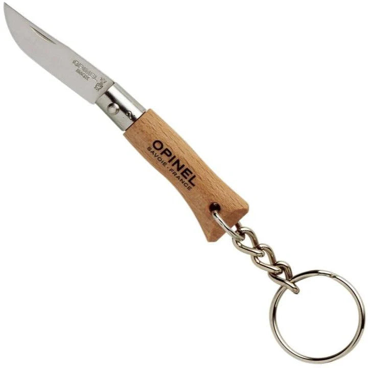 Opinel No.2 Natural Folding Knife Keyring