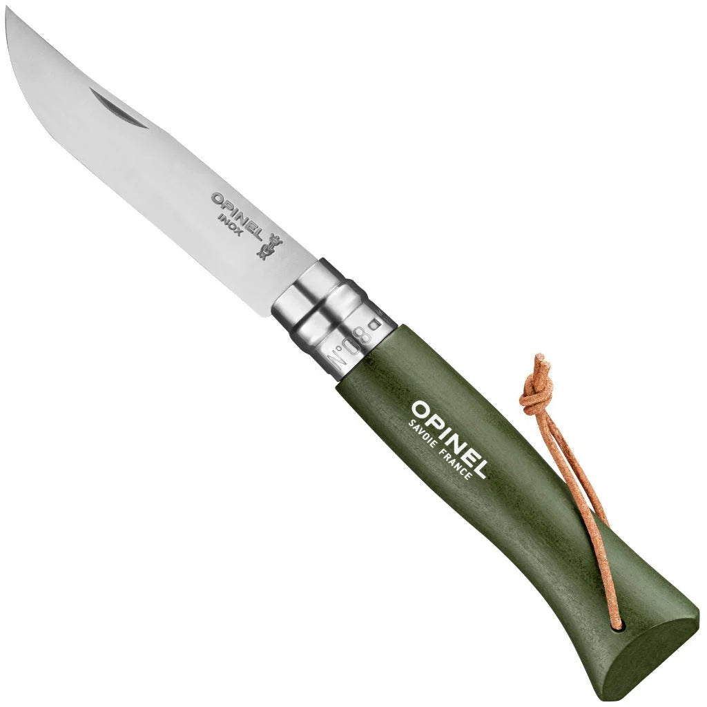 Opinel No.8 Khaki Stainless Steel Folding Knife