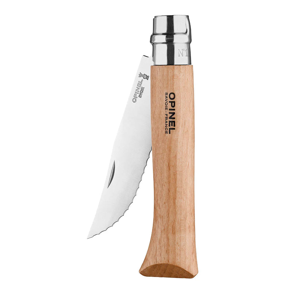 Opinel No.12 Folding Camp/ Cooking Serrated Knife