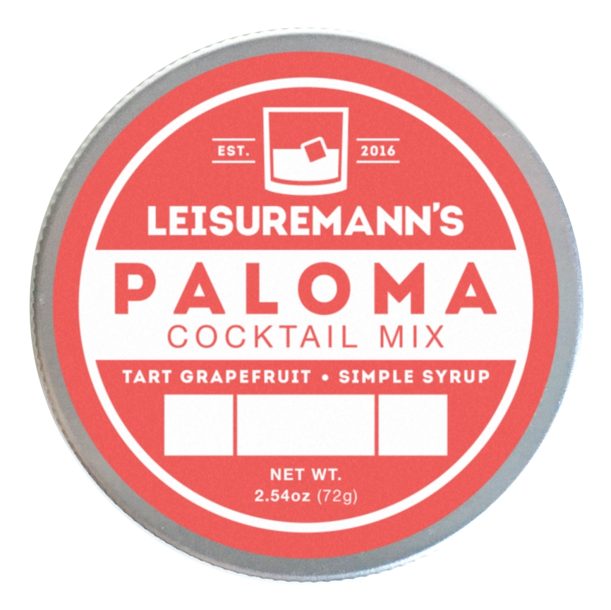 Leisuremann's Paloma Cocktail Mix Jar