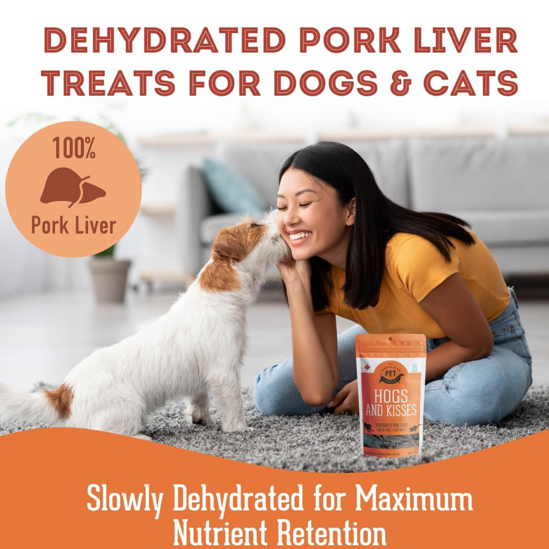 The Granville Island Pet Treatery - Pork Liver Dehydrated Pet Treats: High-Protein & Omega-3