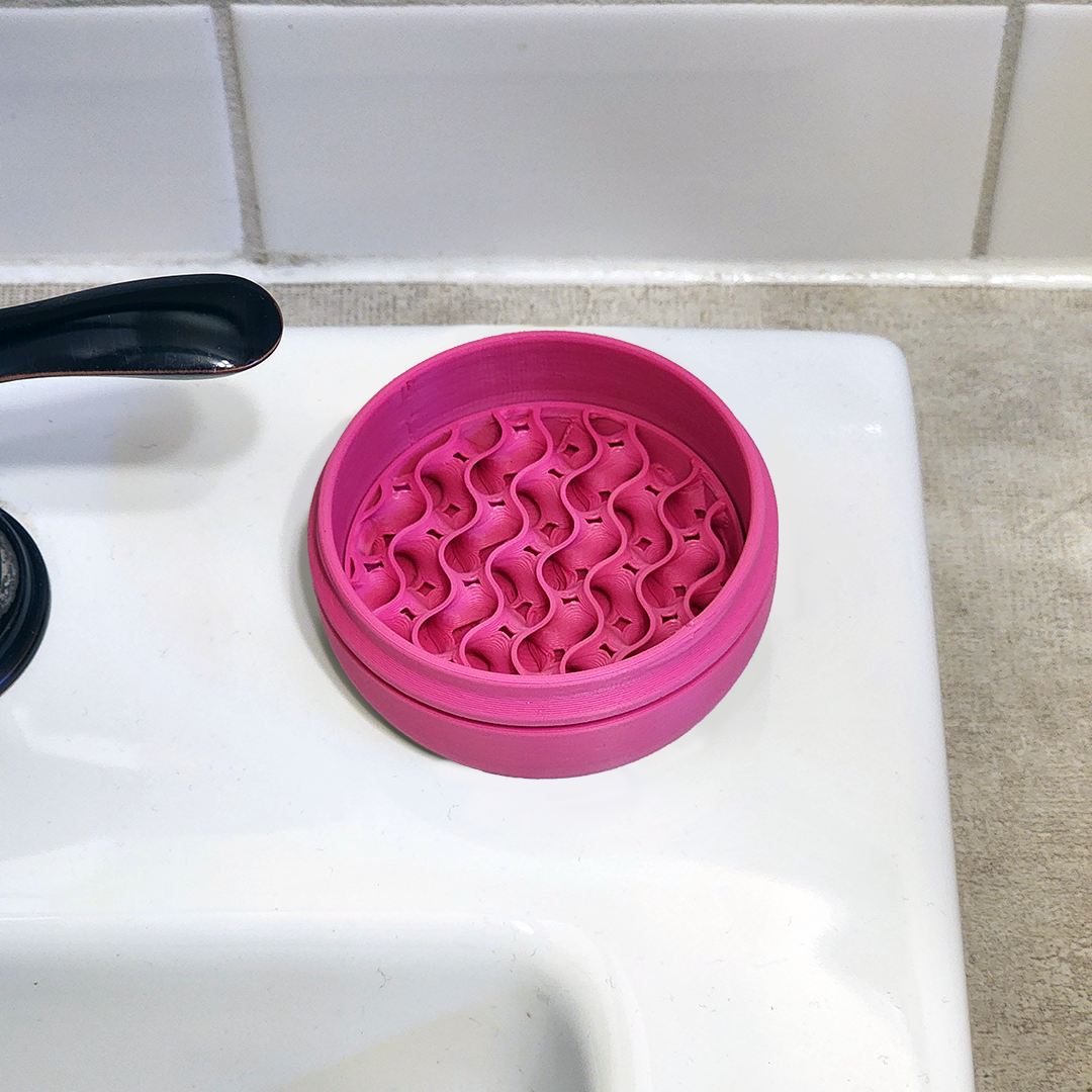 The Rogerie - Travel Soap Case (Single Round)