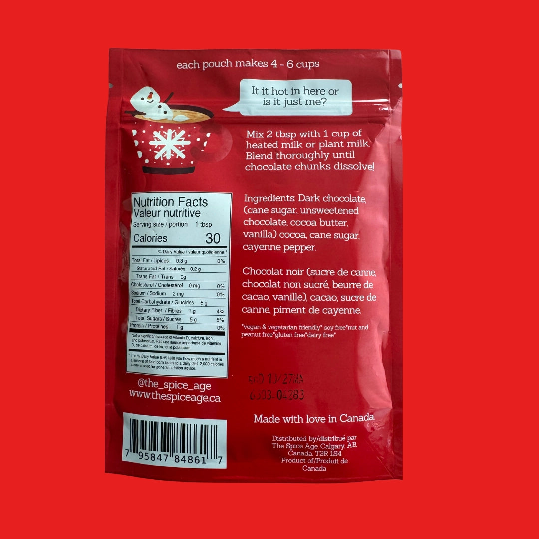 Spicy Hot Chocolate with Real Chocolate Chunks