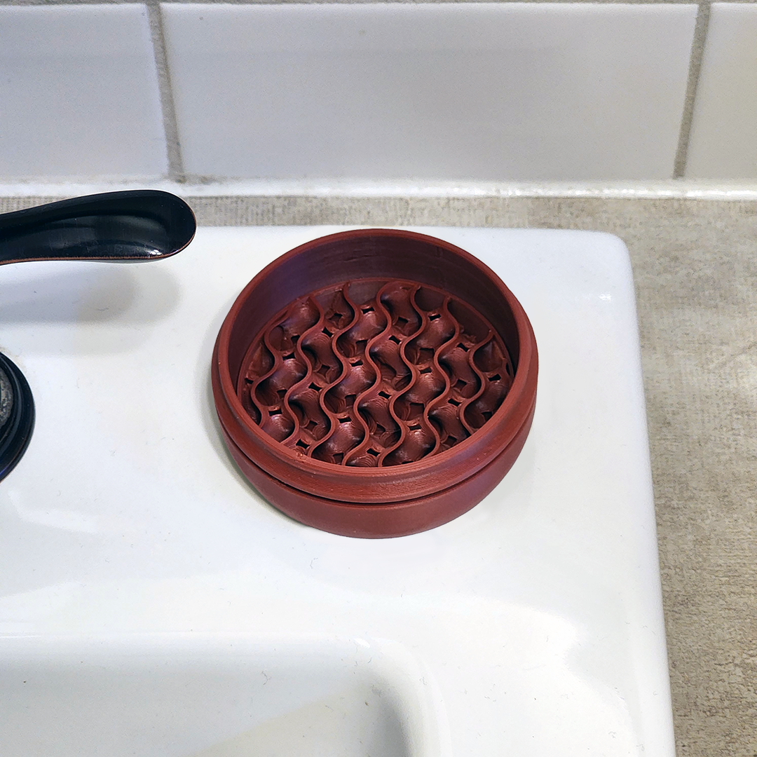 The Rogerie - Travel Soap Case (Single Round)