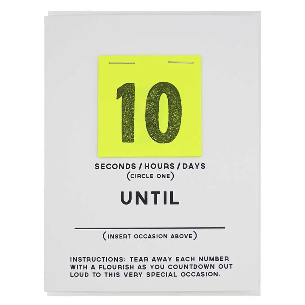 DIY Countdown Card (by Regional Assembly of Text)