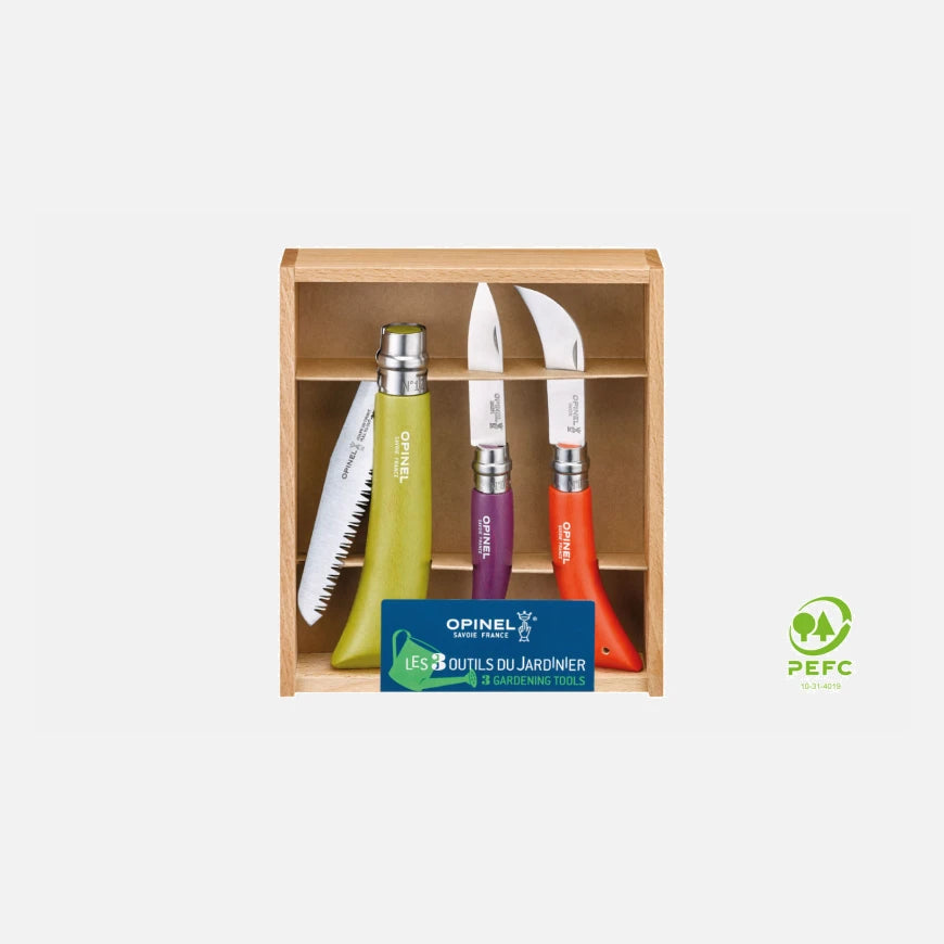 Opinel Stainless Steel Gardening Kit