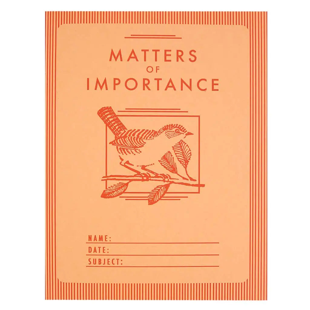 Notebook for Matters of Importance (by Regional Assembly of Text)