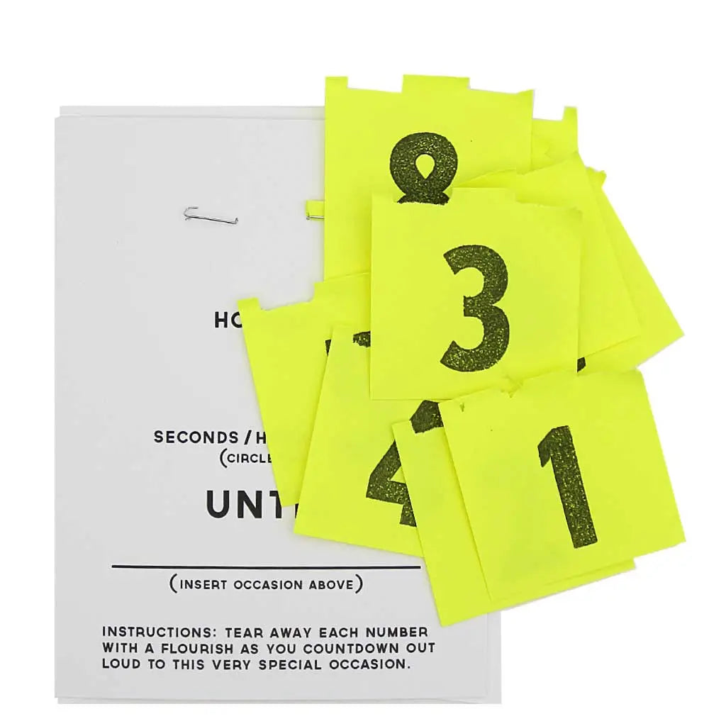 DIY Countdown Card (by Regional Assembly of Text)