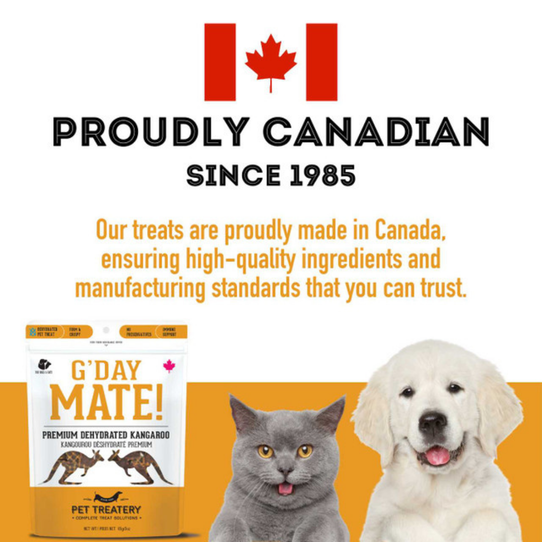 The Granville Island Pet Treatery - Kangaroo Dehydrated Pet Treats: High-Protein & Low-Fat
