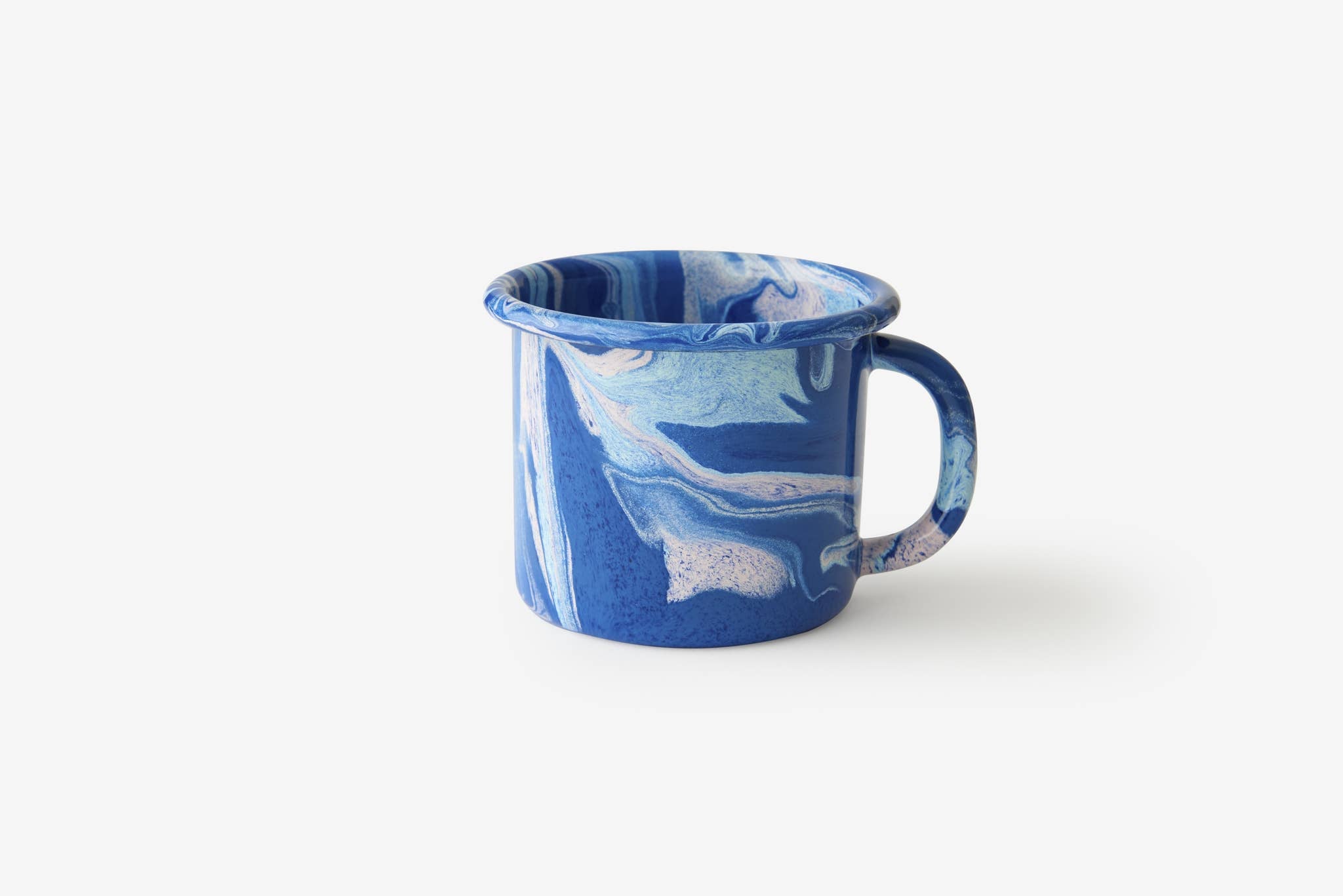 BORNN Multi Swirl Enamelware 12 oz Mug