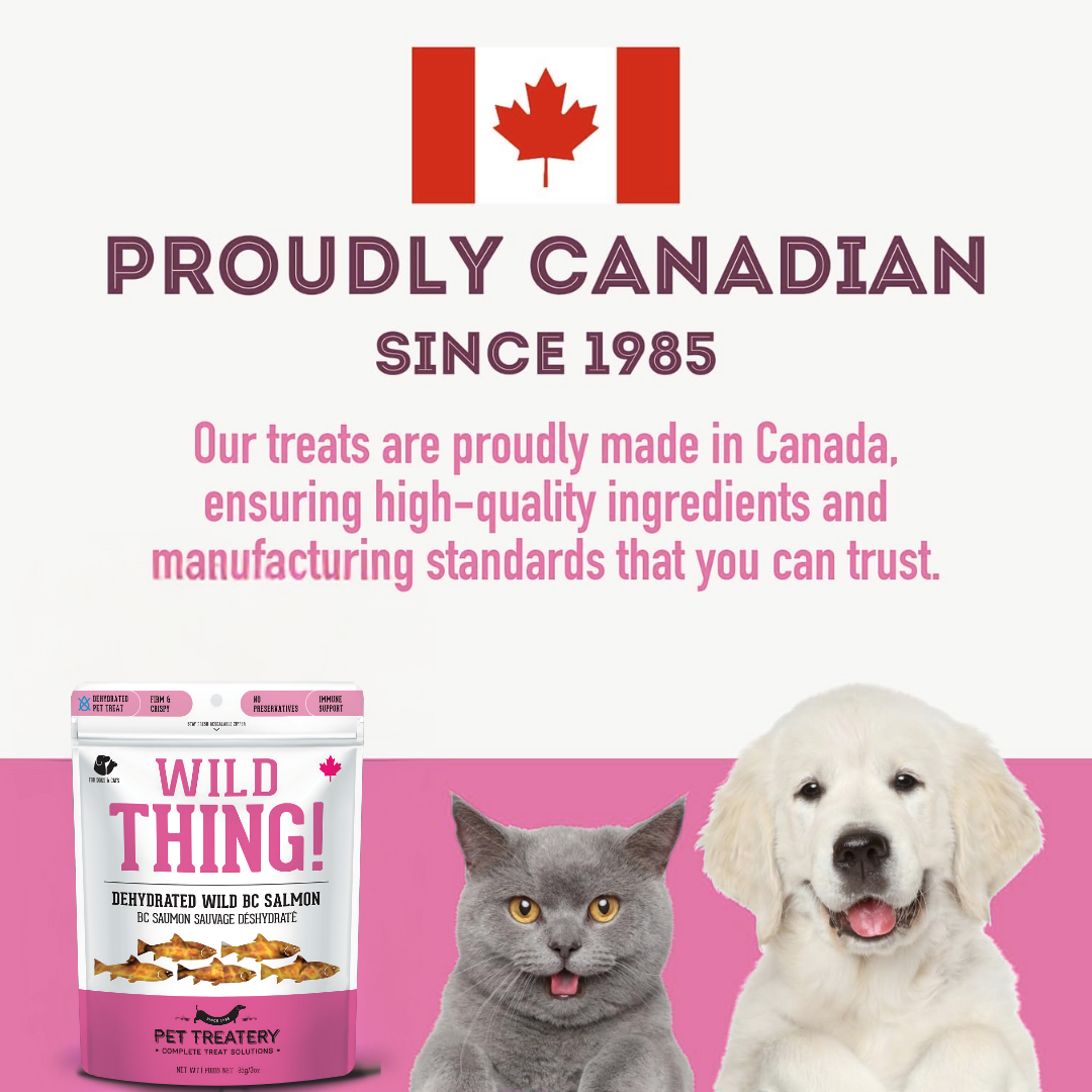 The Granville Island Pet Treatery - Wild Salmon Dehydrated Pet Treats: Omega-3 & High-Protein