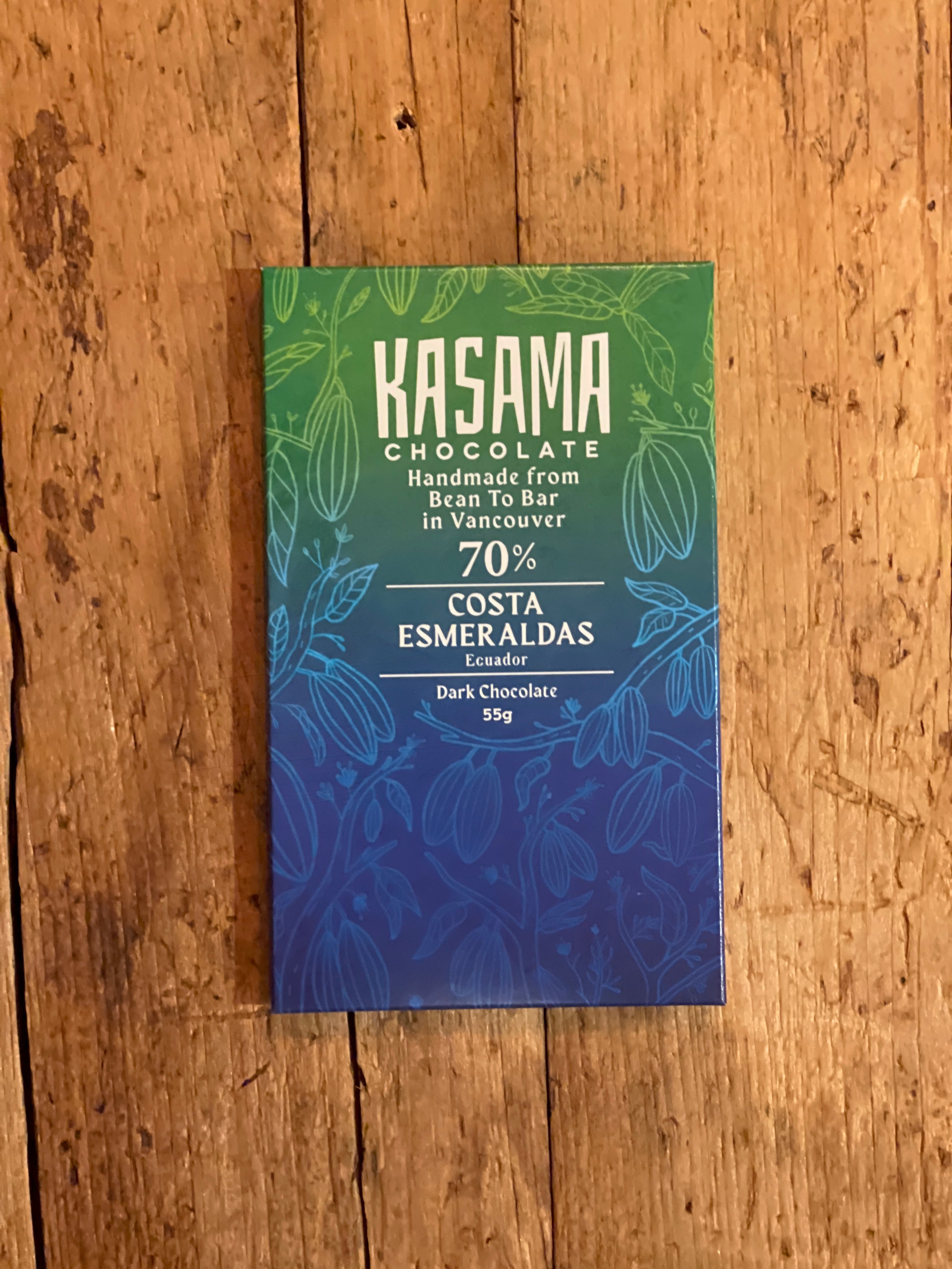 Kasama Chocolate - 70% Costa Esmeraldas