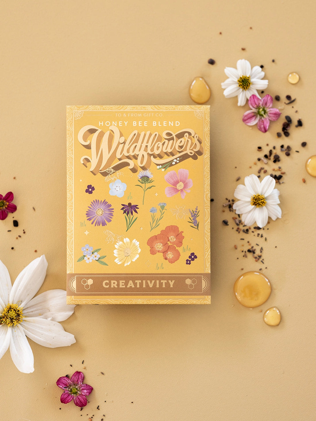 Honey Bee Wildflowers (Creativity) - Floriography Seed Packet (To & From Seed Co)