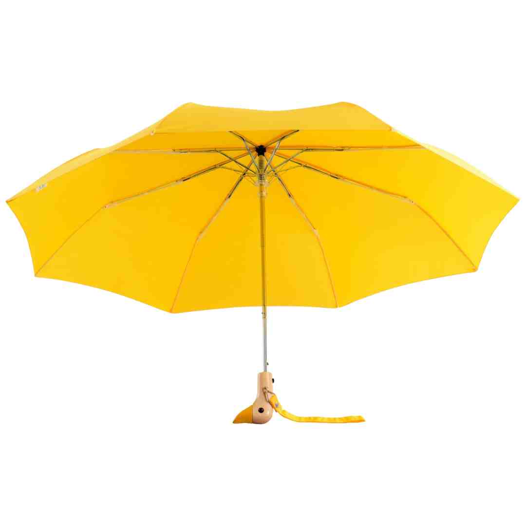 Original Duckhead - Yellow Compact Eco-Friendly Wind Resistant Umbrella