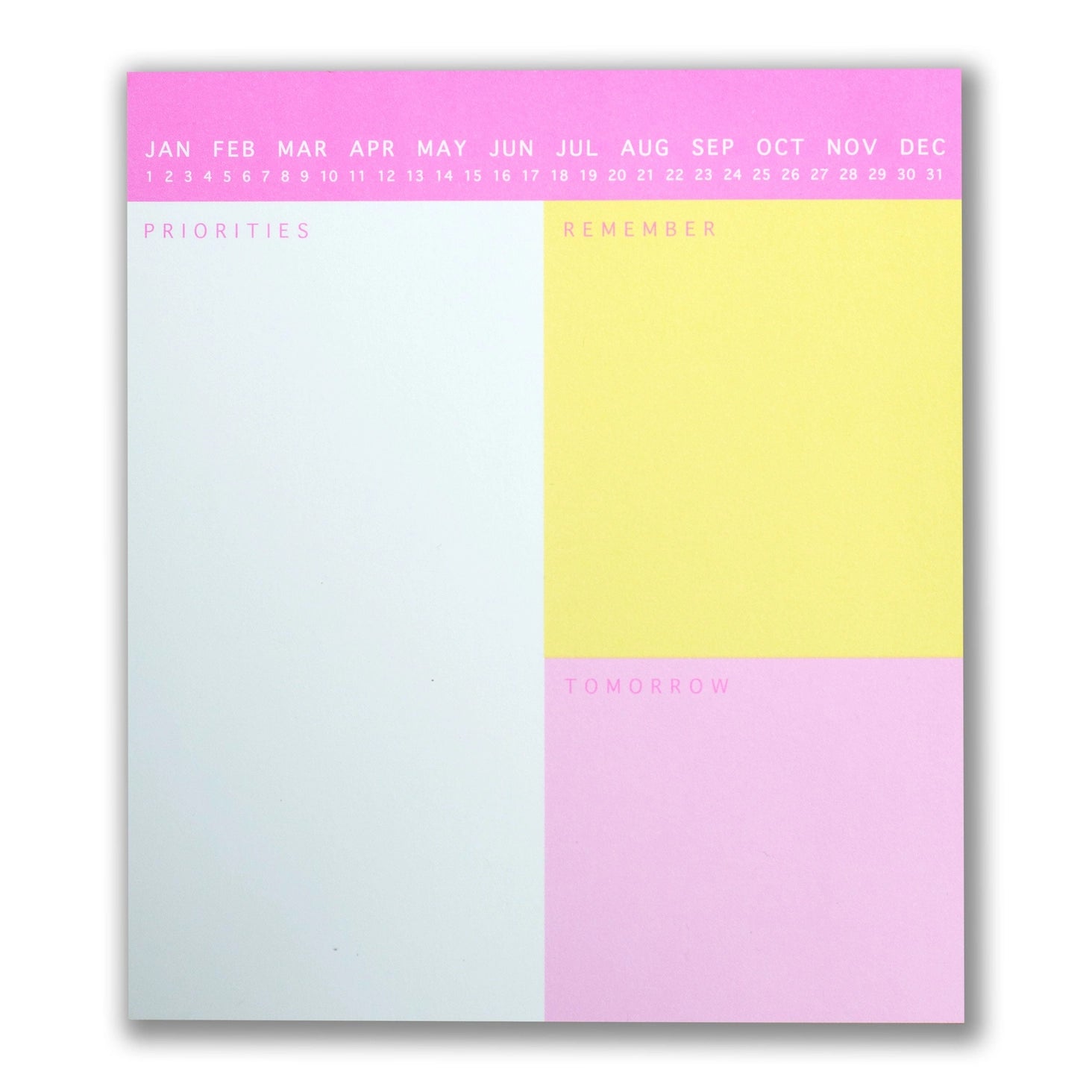 Banquet Workshop - Simple Today/Tomorrow Notepad