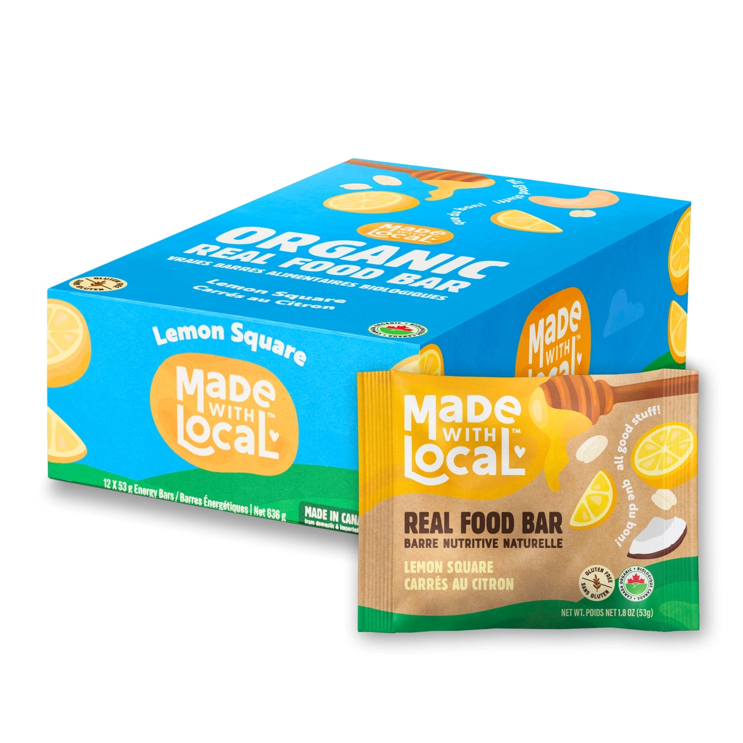 Lemon Square | Organic Real Food Bar