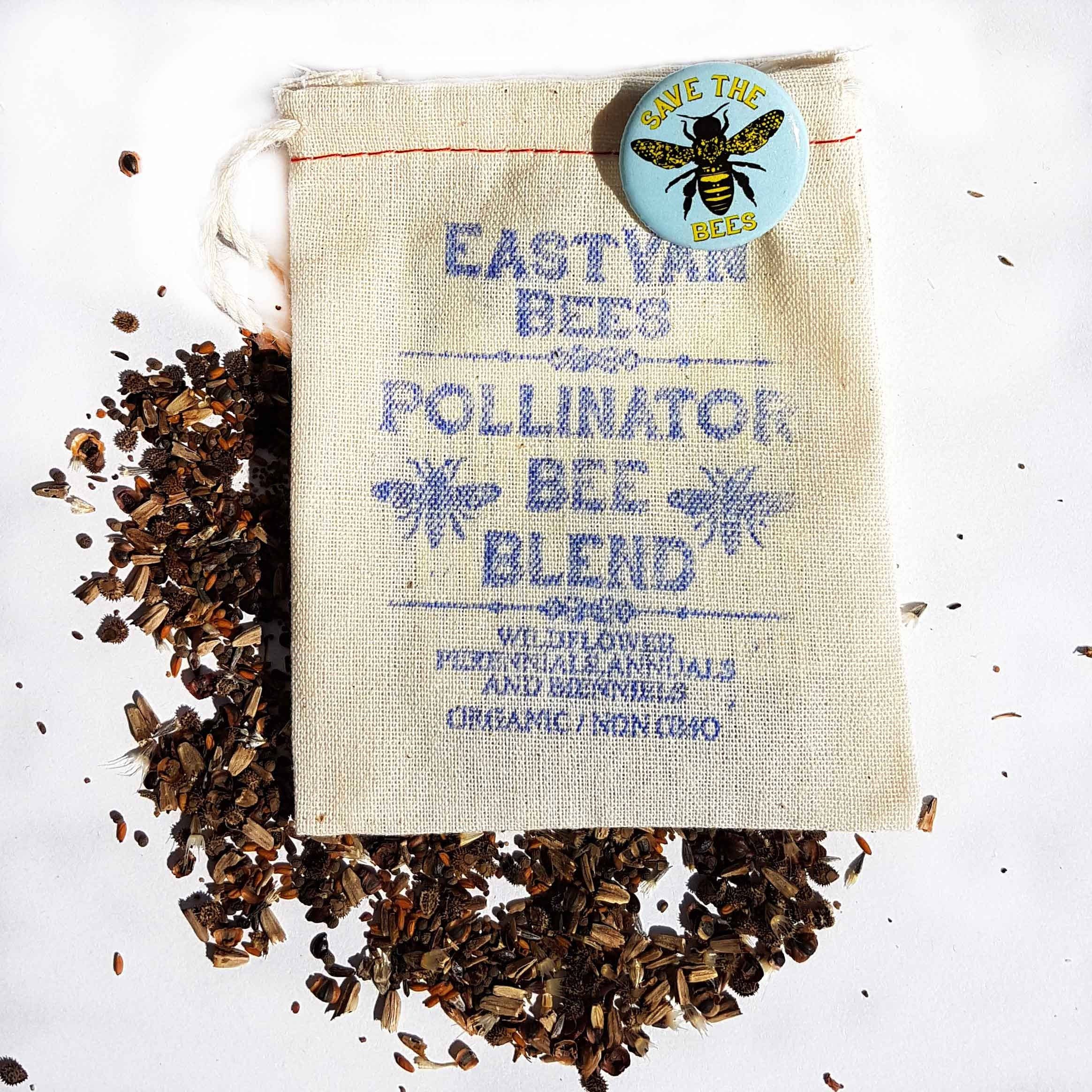 Local Bee Blend Wildflower Seed Pack W/pin from East Van Bees