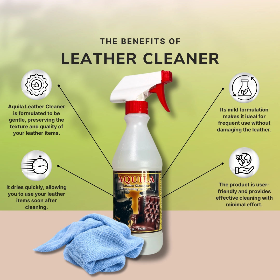 Aquila Leather Cleaner - For All Leather Types