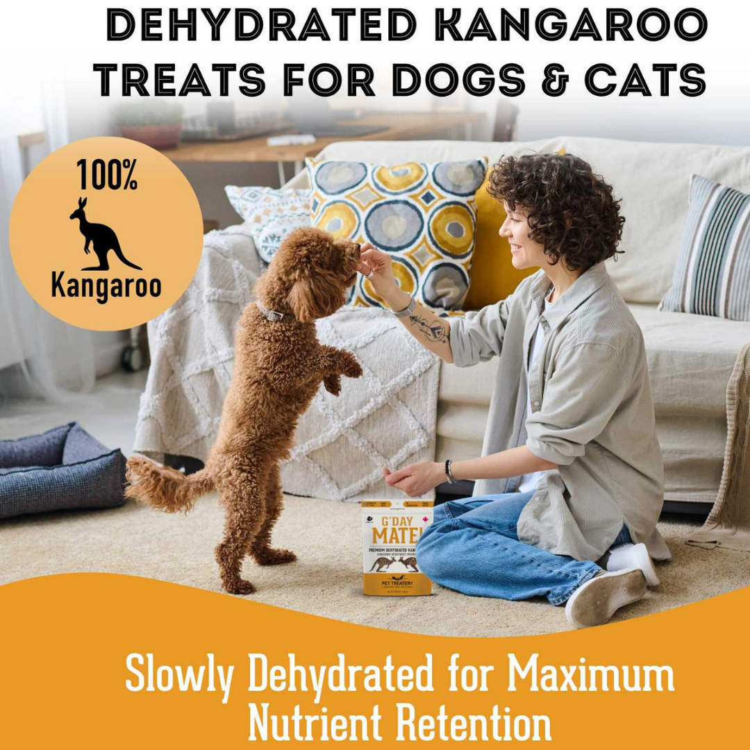 The Granville Island Pet Treatery - Kangaroo Dehydrated Pet Treats: High-Protein & Low-Fat