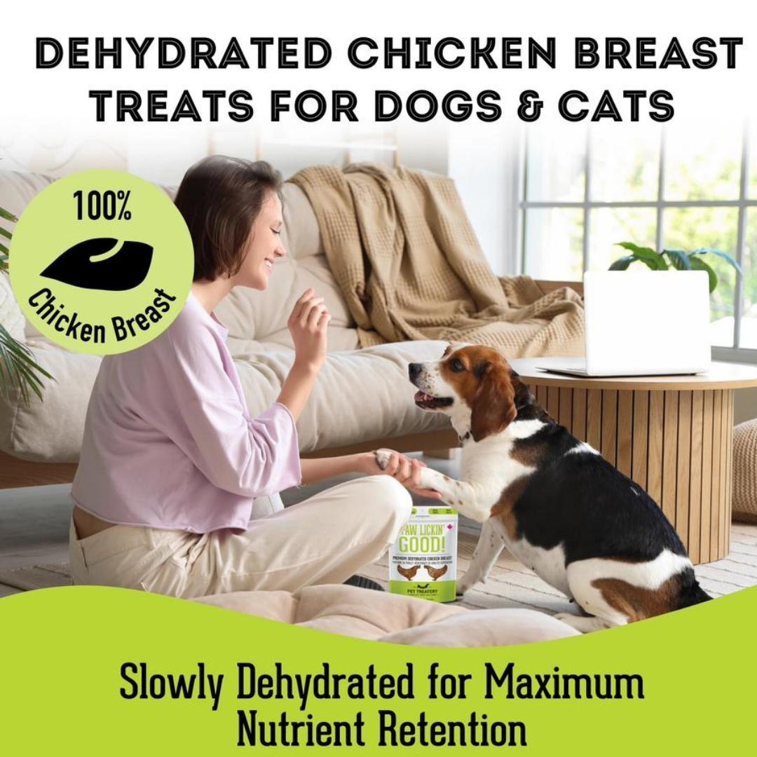 The Granville Island Pet Treatery - Chicken Breast Dehydrated Pet Treats: High-Protein & Vitamin
