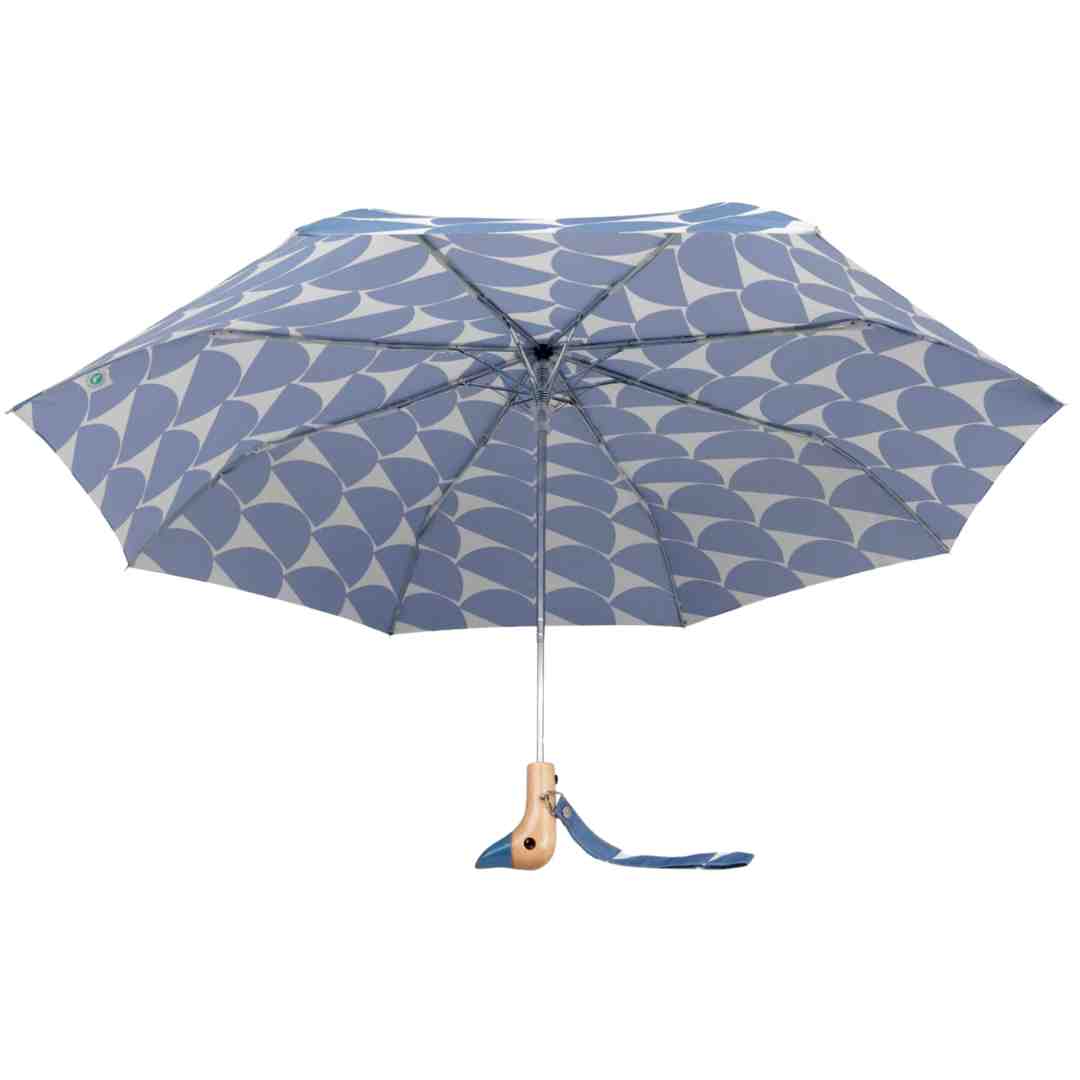 Original Duckhead - Denim Moon Compact Eco-Friendly Wind Resistant Umbrella