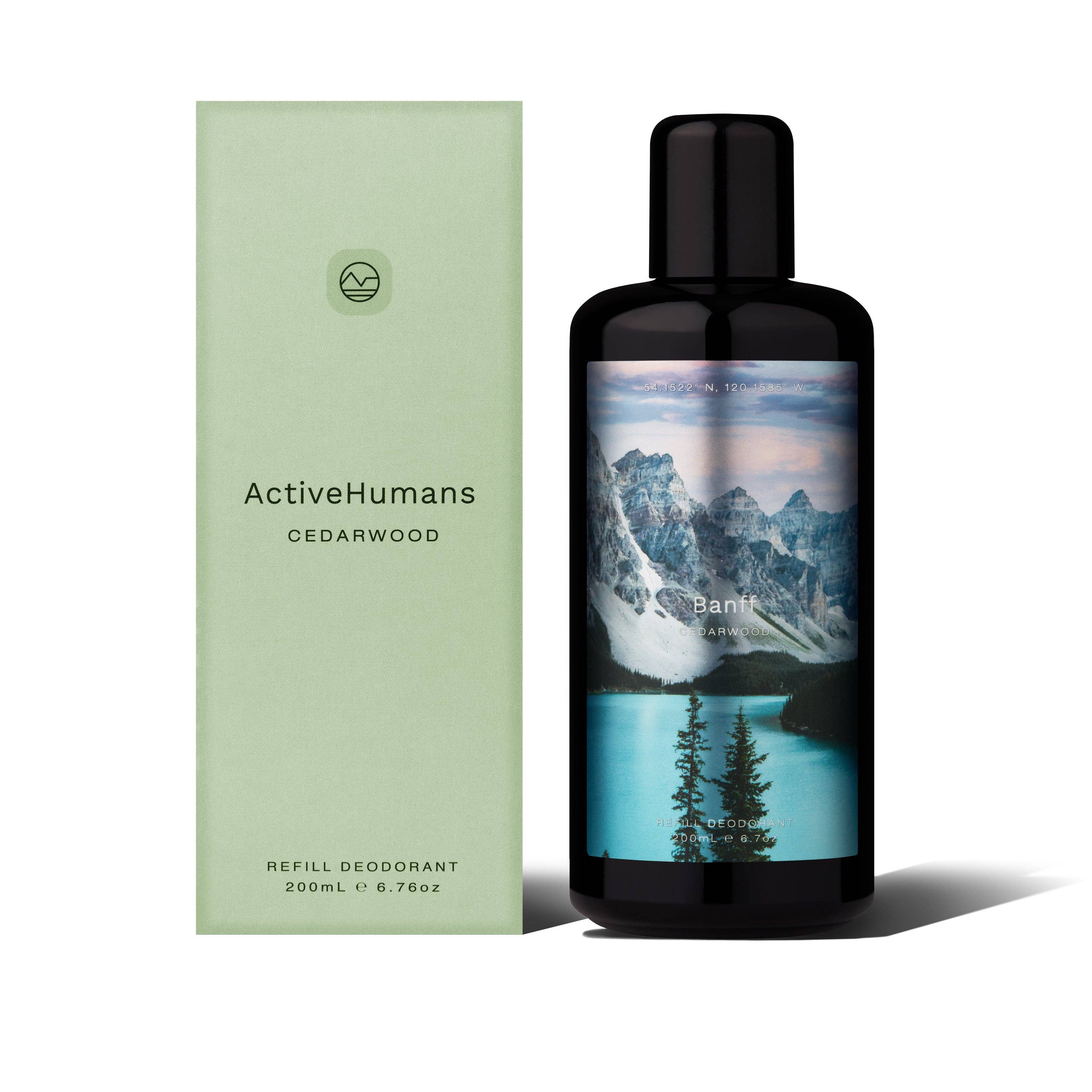 Active Humans Natural Deodorant - Refill Cedarwood