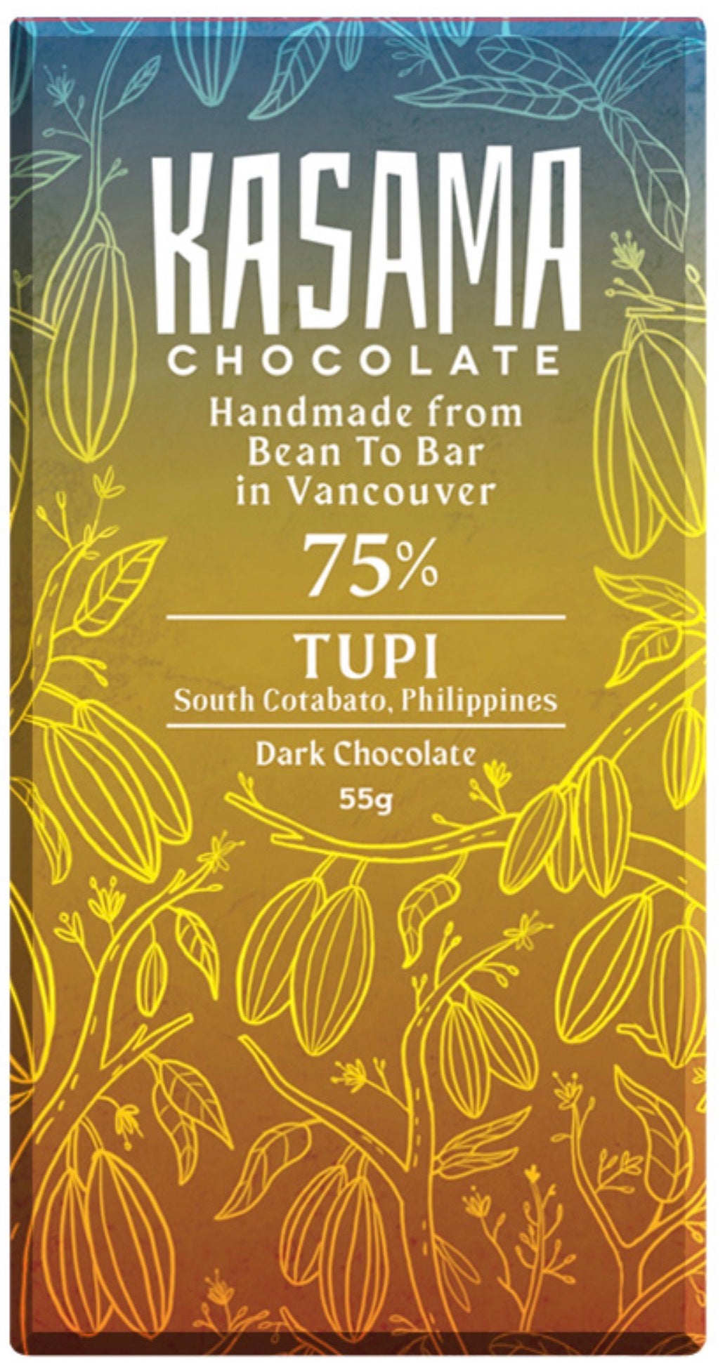 Kasama Chocolate - 75% Tupi