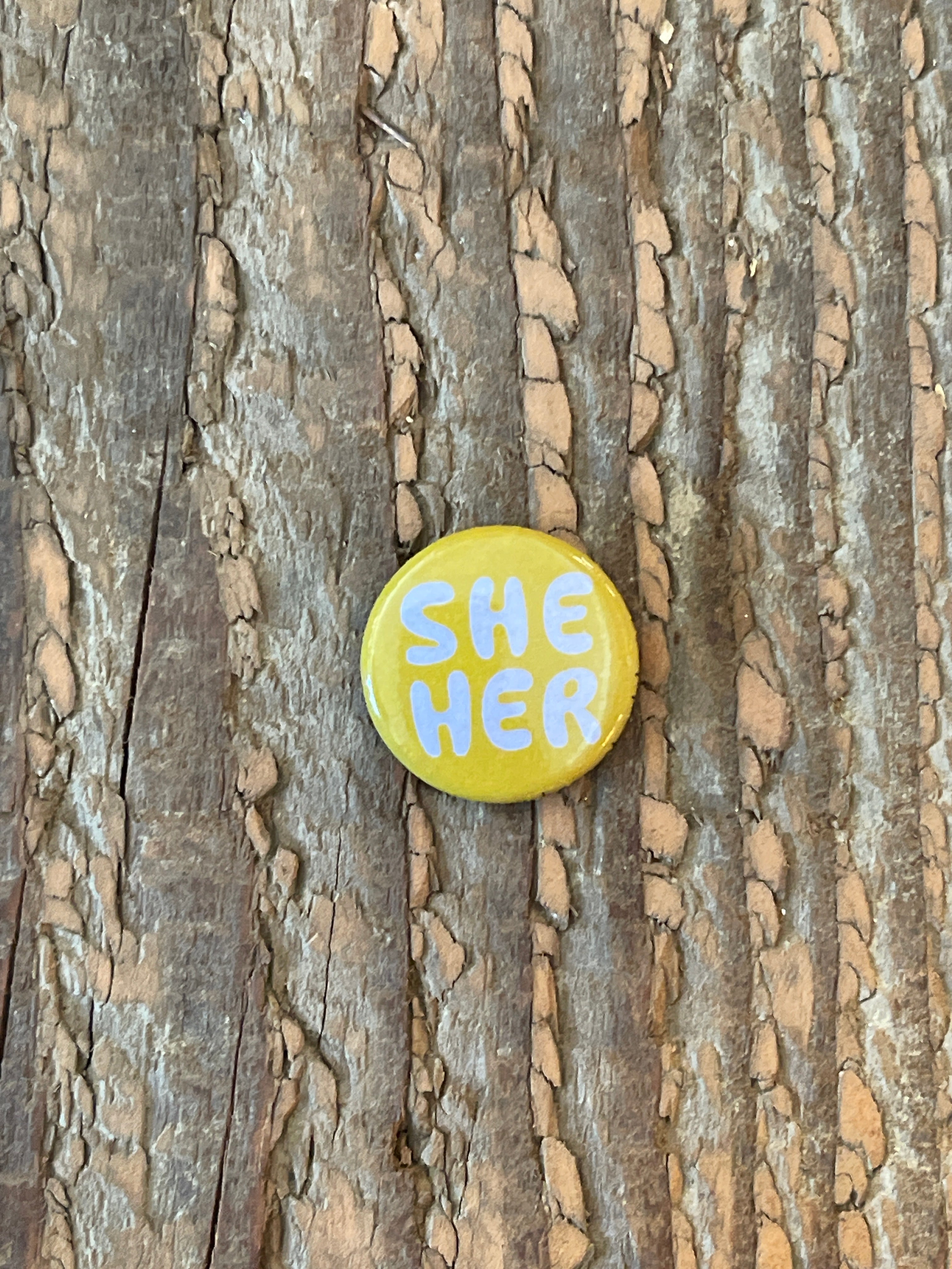 Banquet Workshop - She Her 1" Button