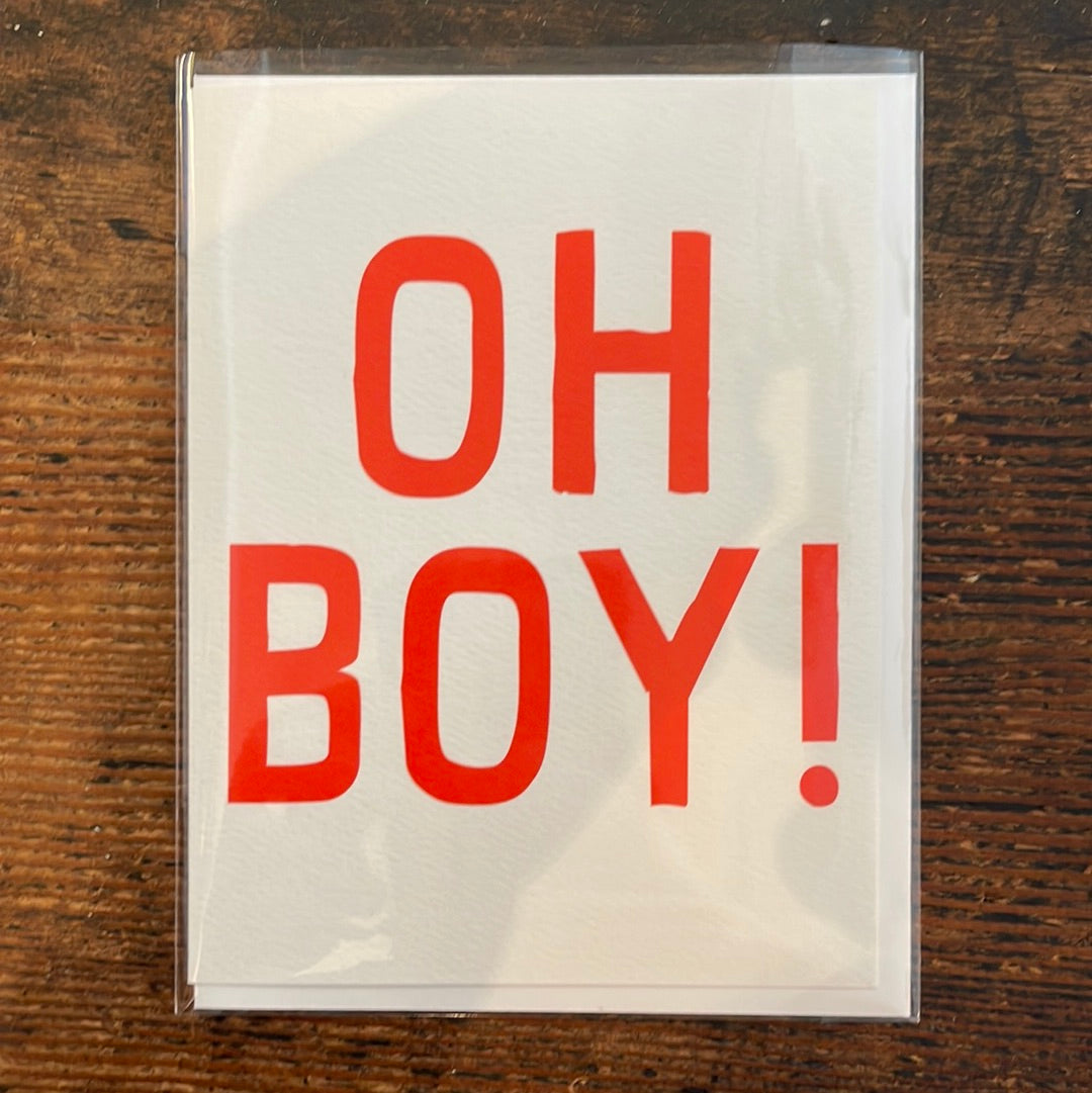 Banquet Workshop - Oh Boy Card