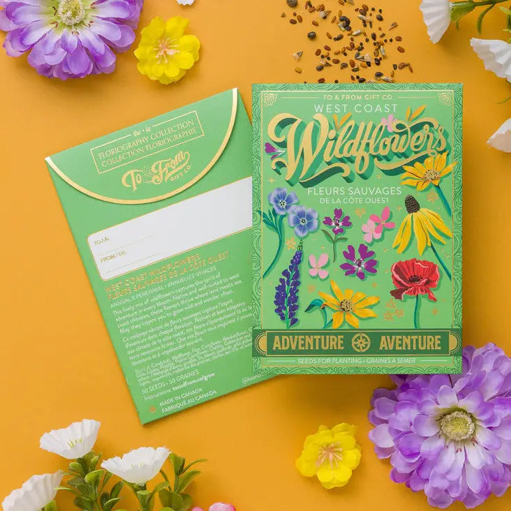 West Coast Wildflowers (Adventure) - Floriography Seed Packet (To & From Seed Co)