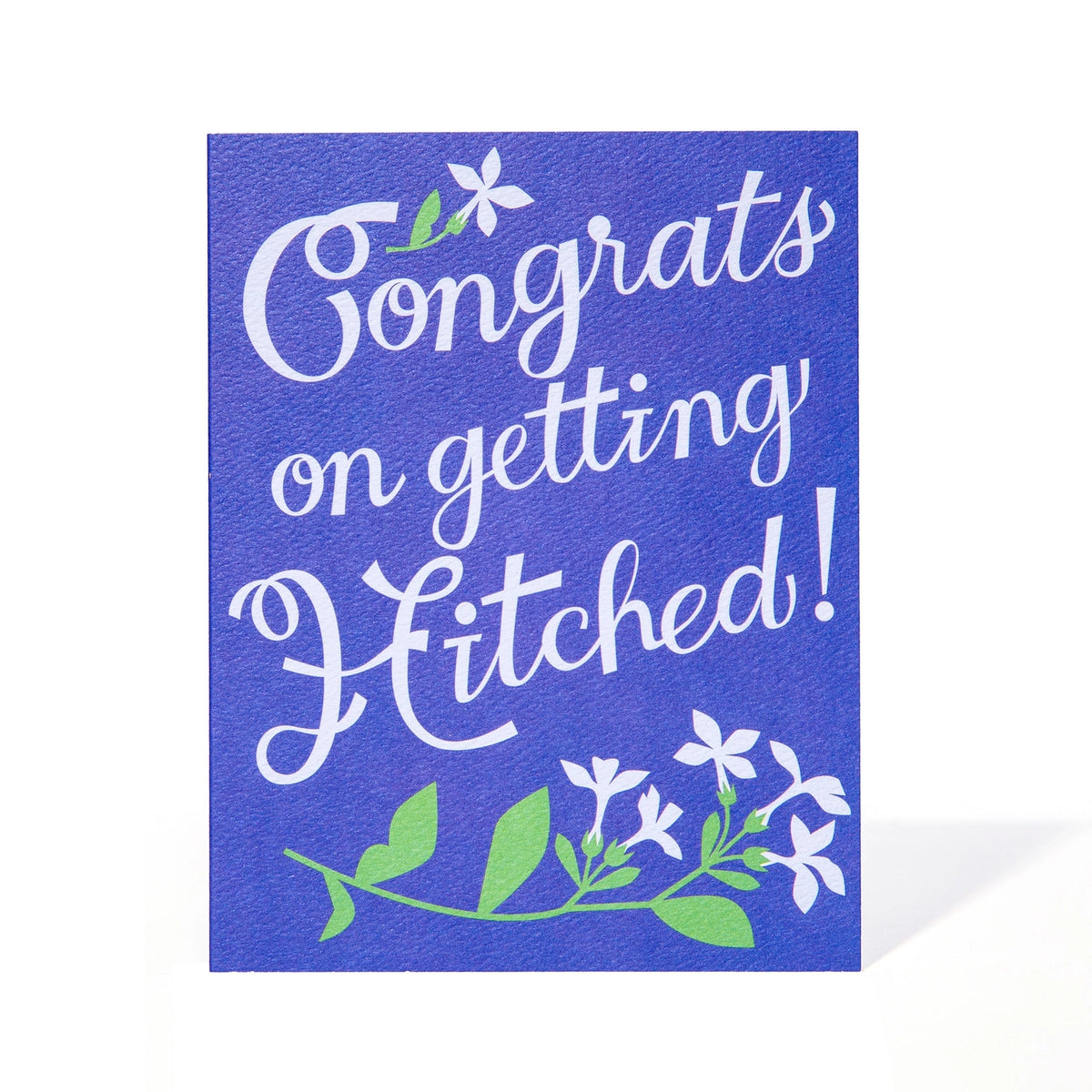 Banquet Workshop - Congrats On Getting Hitched Wedding Note Card