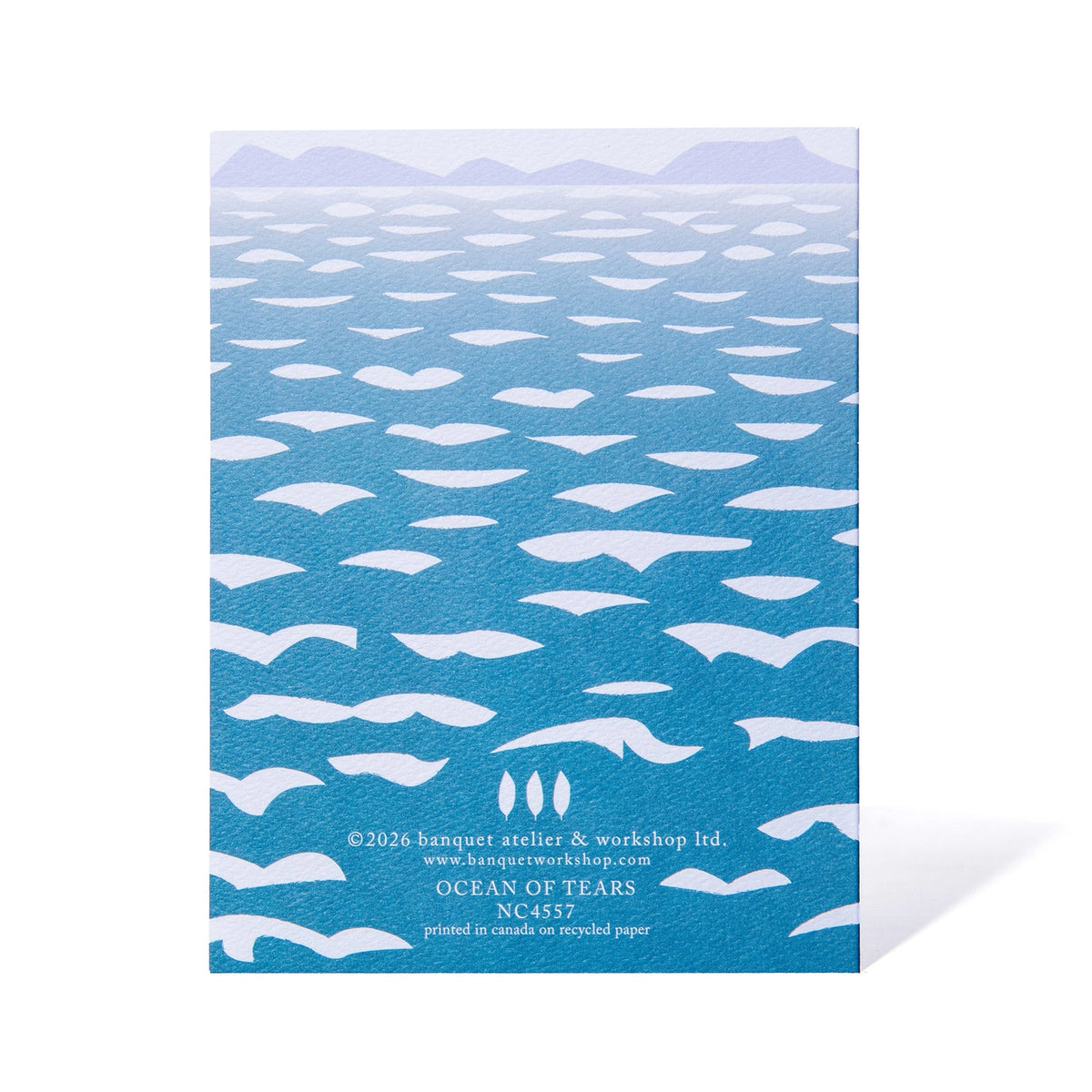 Banquet Workshop - Ocean and Horizon Sorry For Your Loss Sympathy Note Card