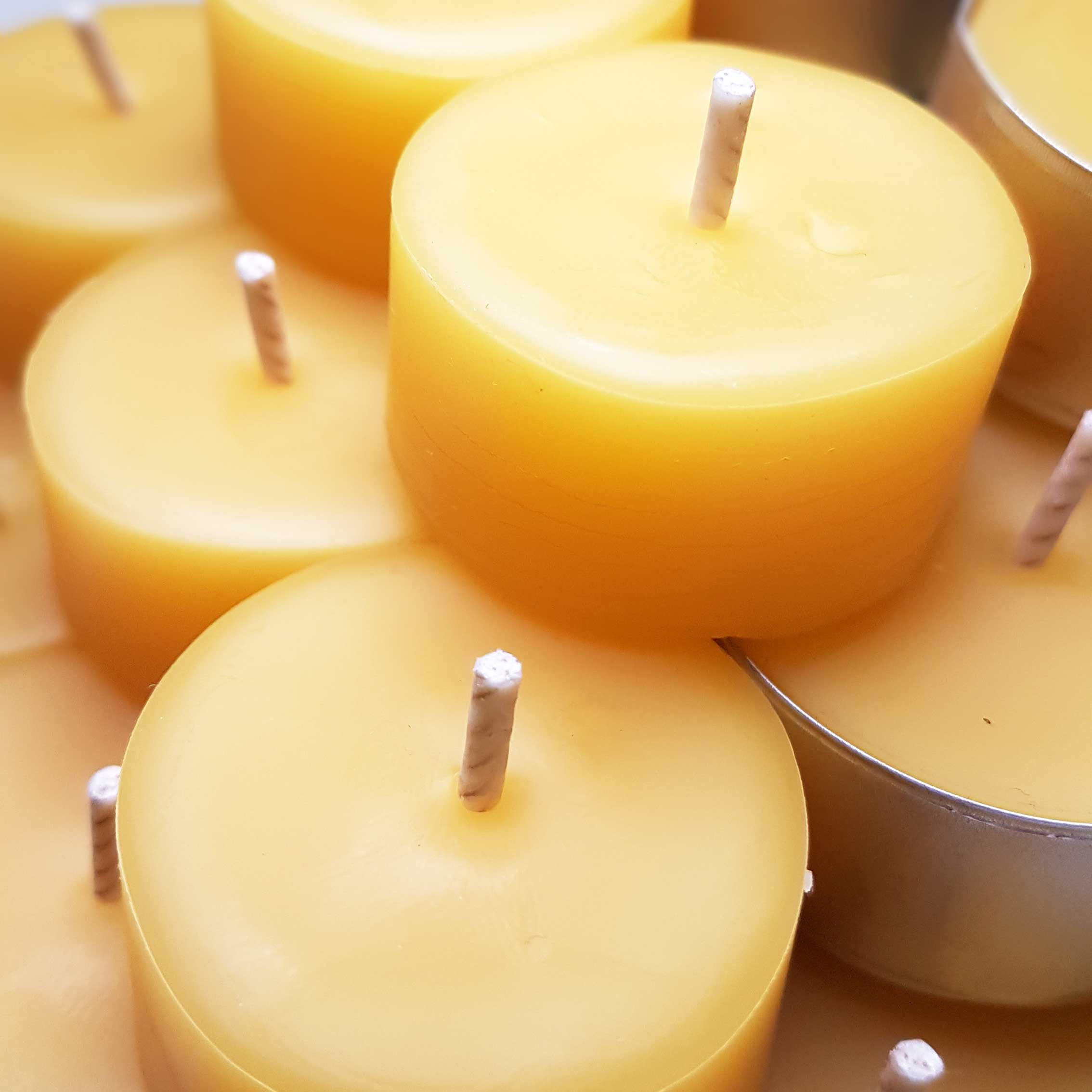 Bees Wax Tea Lights by East Van Bees