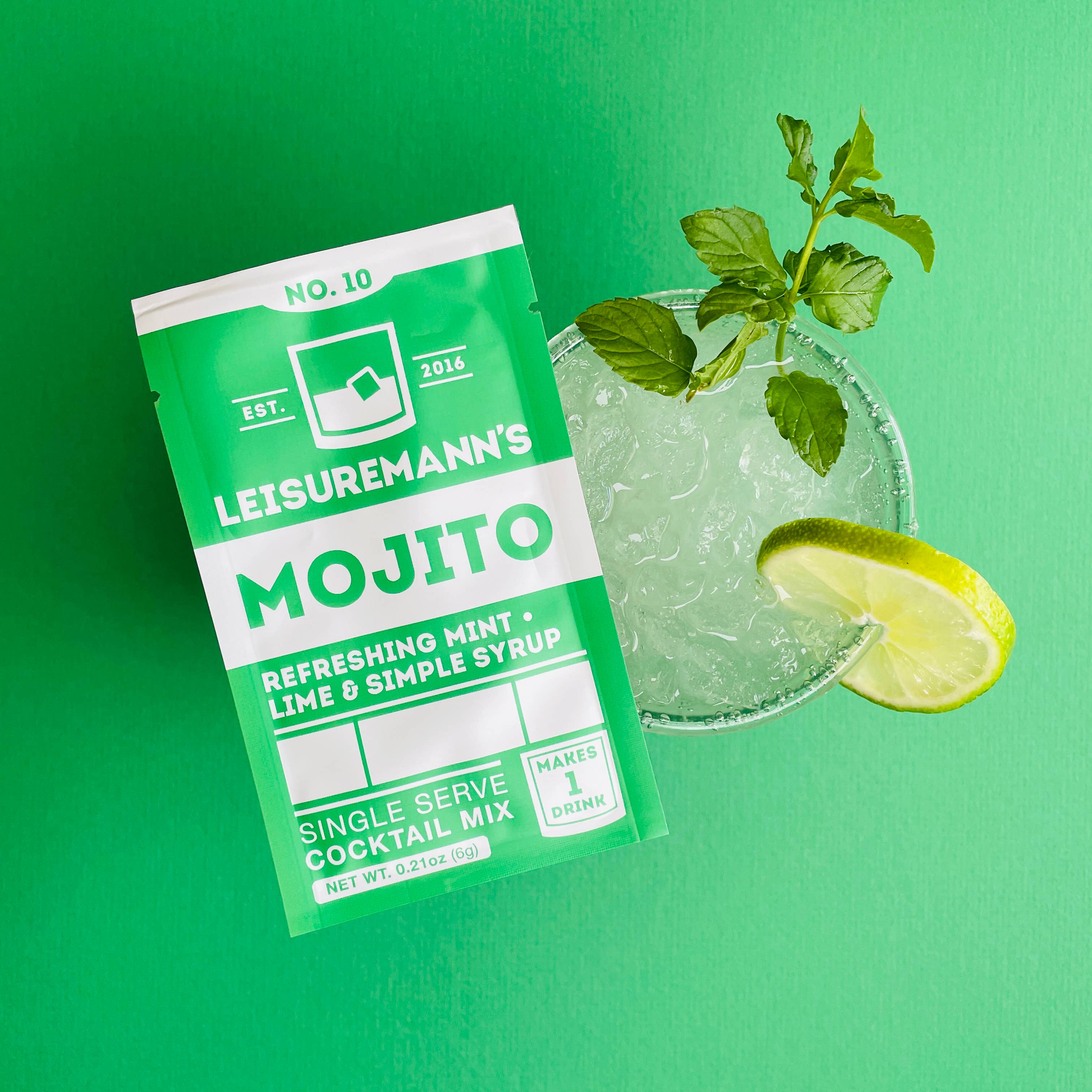 Leisuremann's Mojito Single Serve Cocktail Mixer