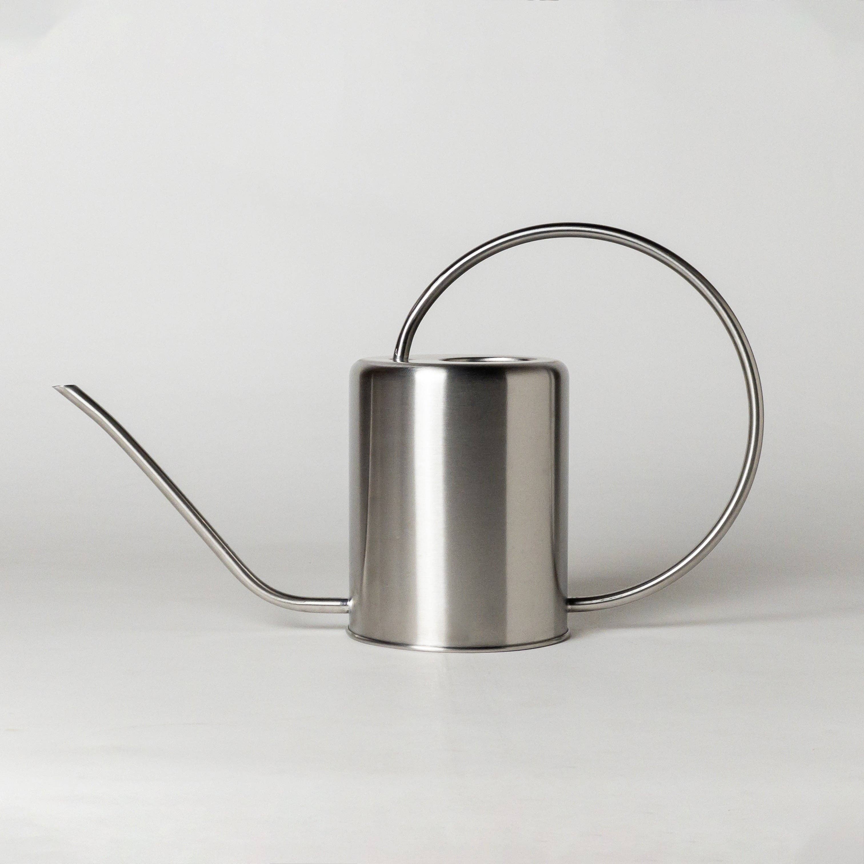 Kanso Designs - 2L Stainless Steel Watering Can: Silver