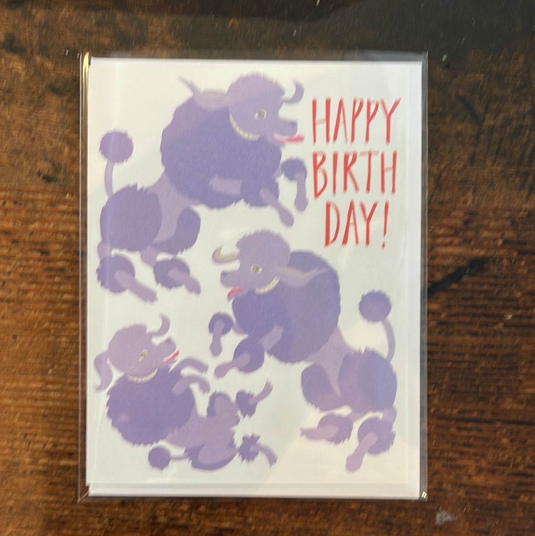 Banquet Workshop - Birthday Poodle Card