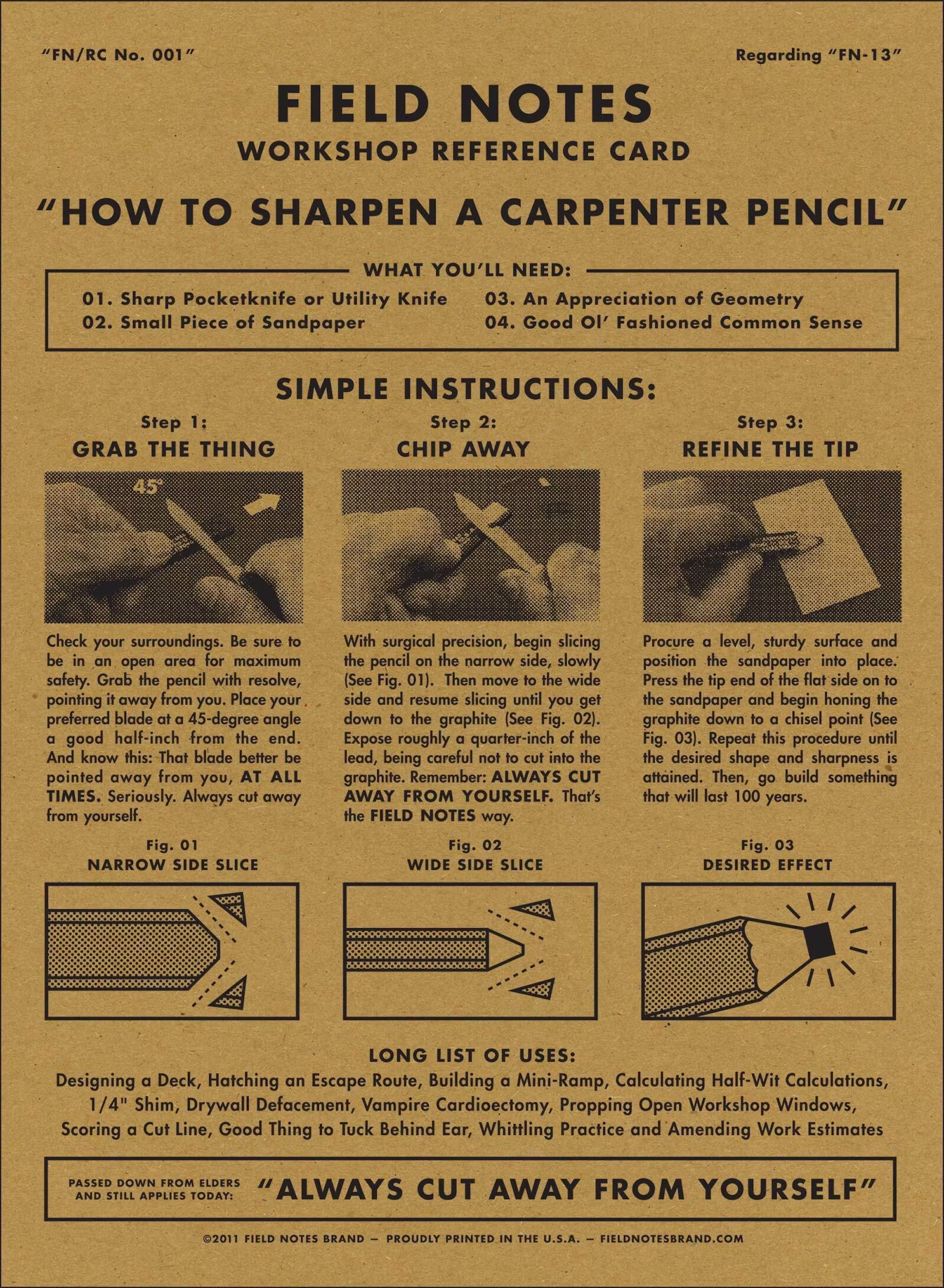 Field Notes - 7" Carpenter’s Pencil